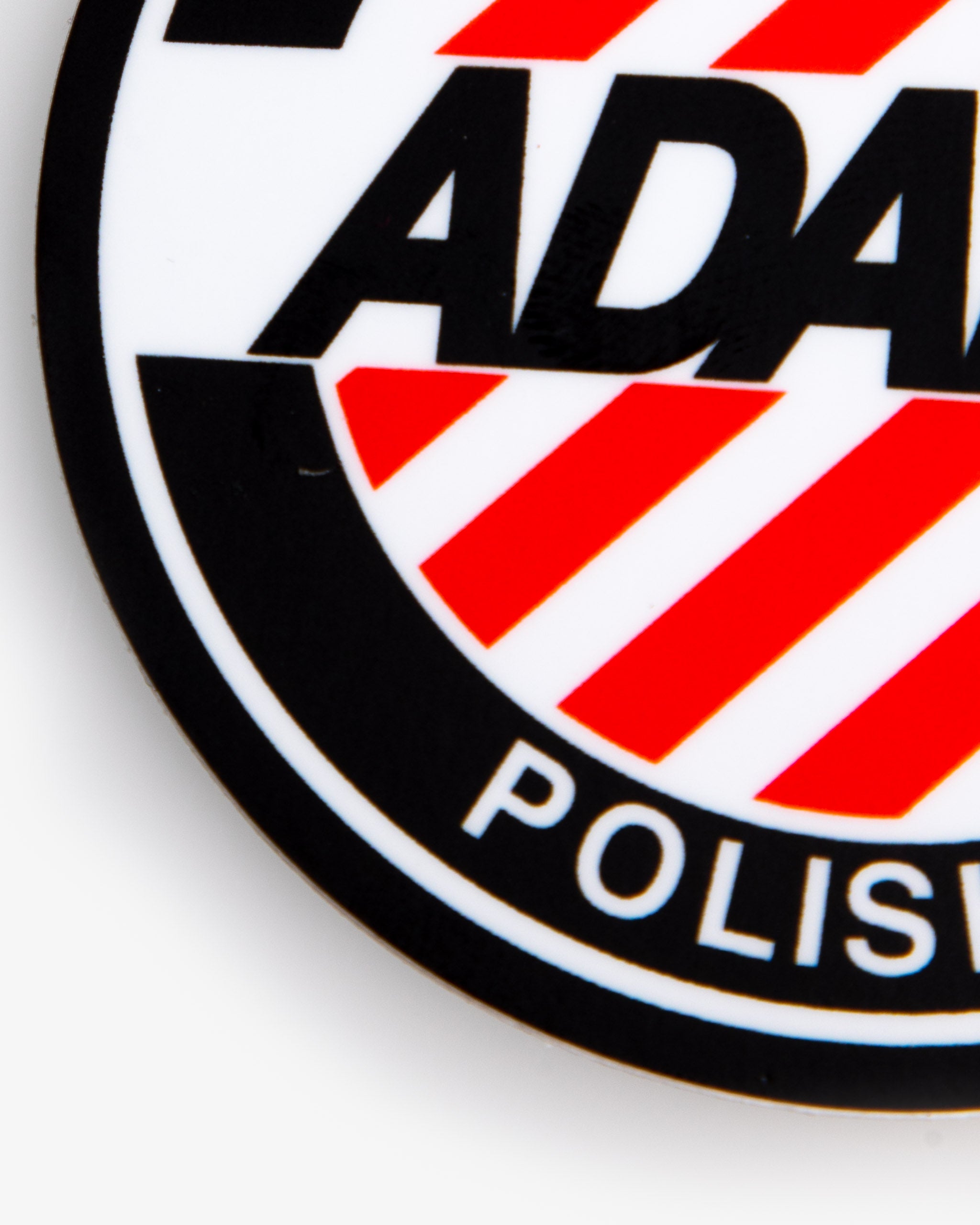 Adam's 3" Crosswalk Sticker - Red