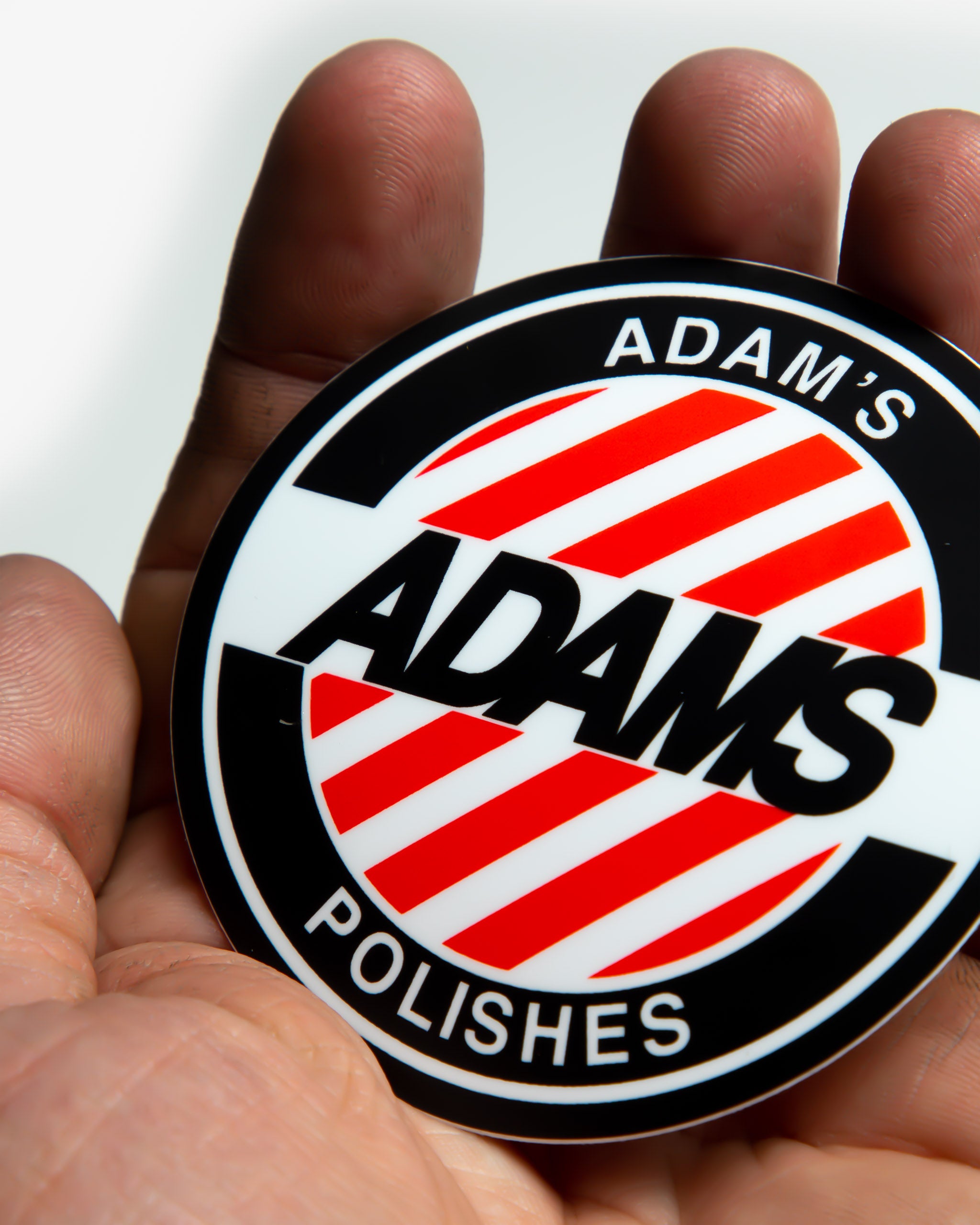 Adam's 3" Crosswalk Sticker - Red