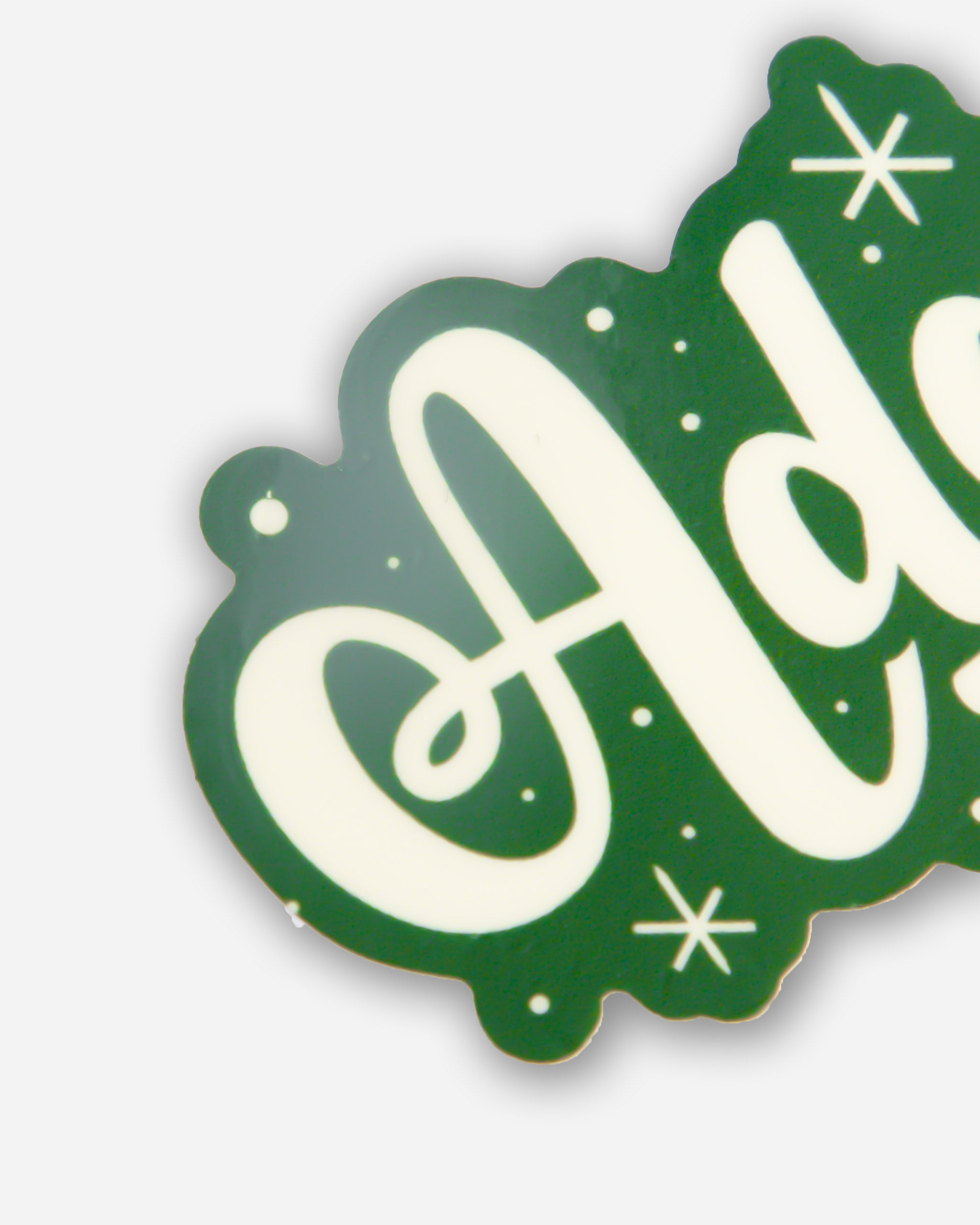 Adam's Snowflake Text Sticker