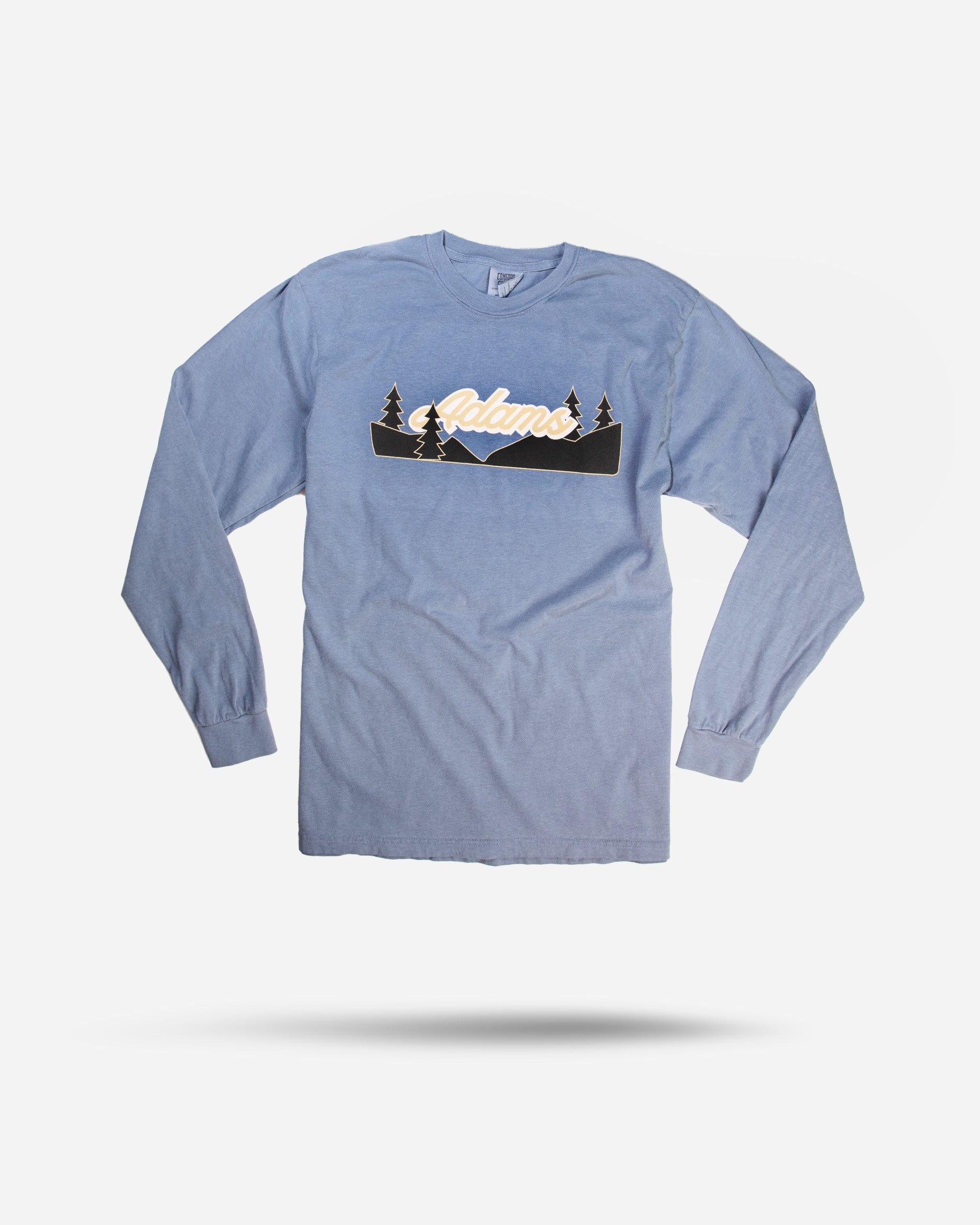 Adam's Blue Holiday Long Sleeve T-Shirt