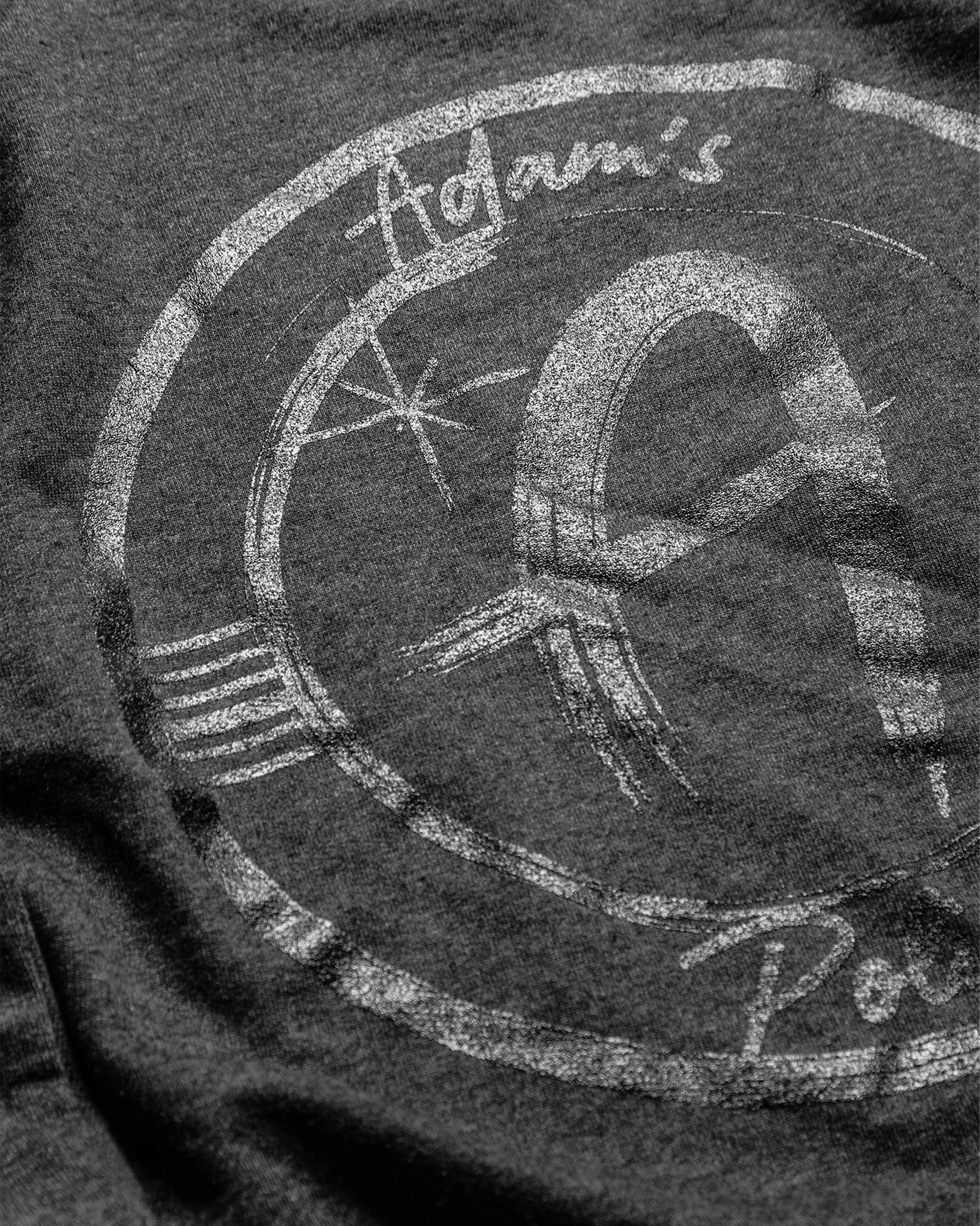 Adam's Grey Brushed Logo Crewneck