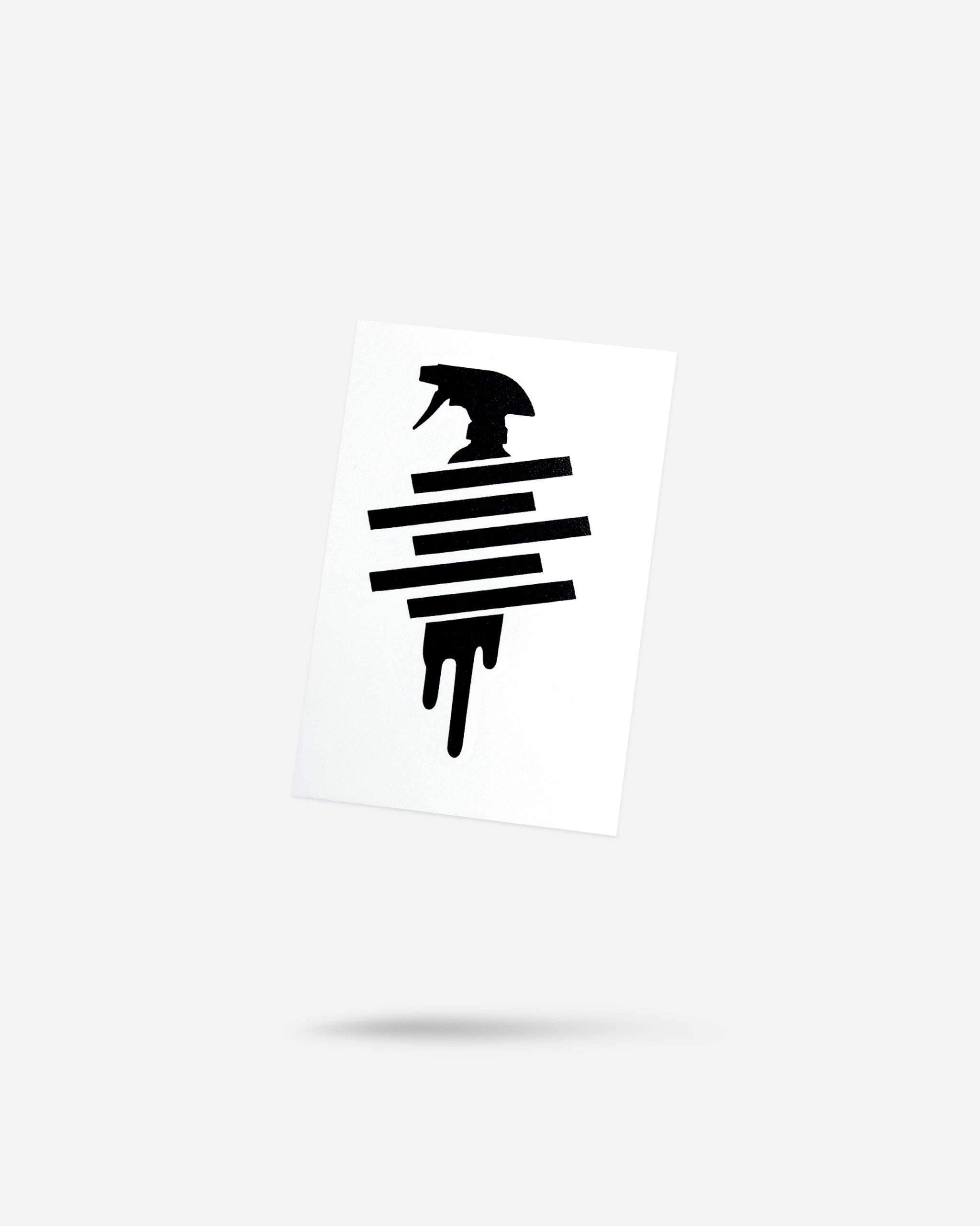 Adam's Black Drip Logo Decal