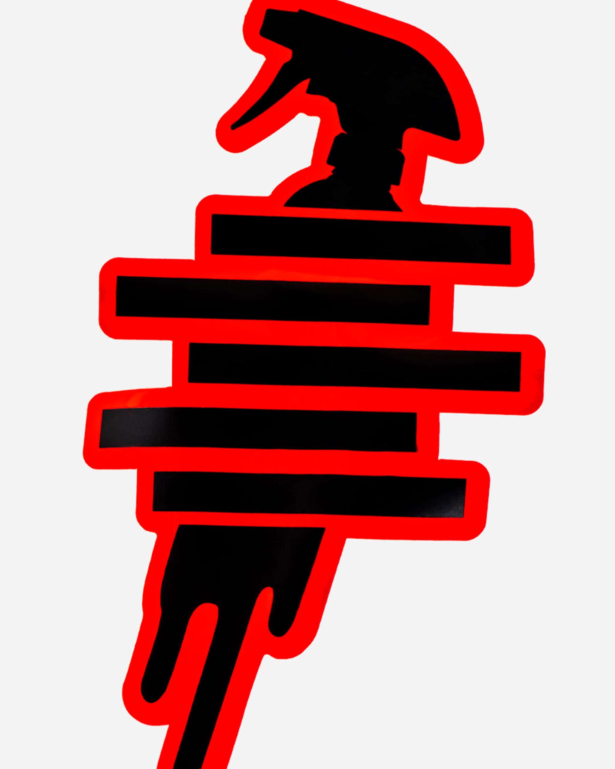 Adam's Reflective Drip Logo Sticker