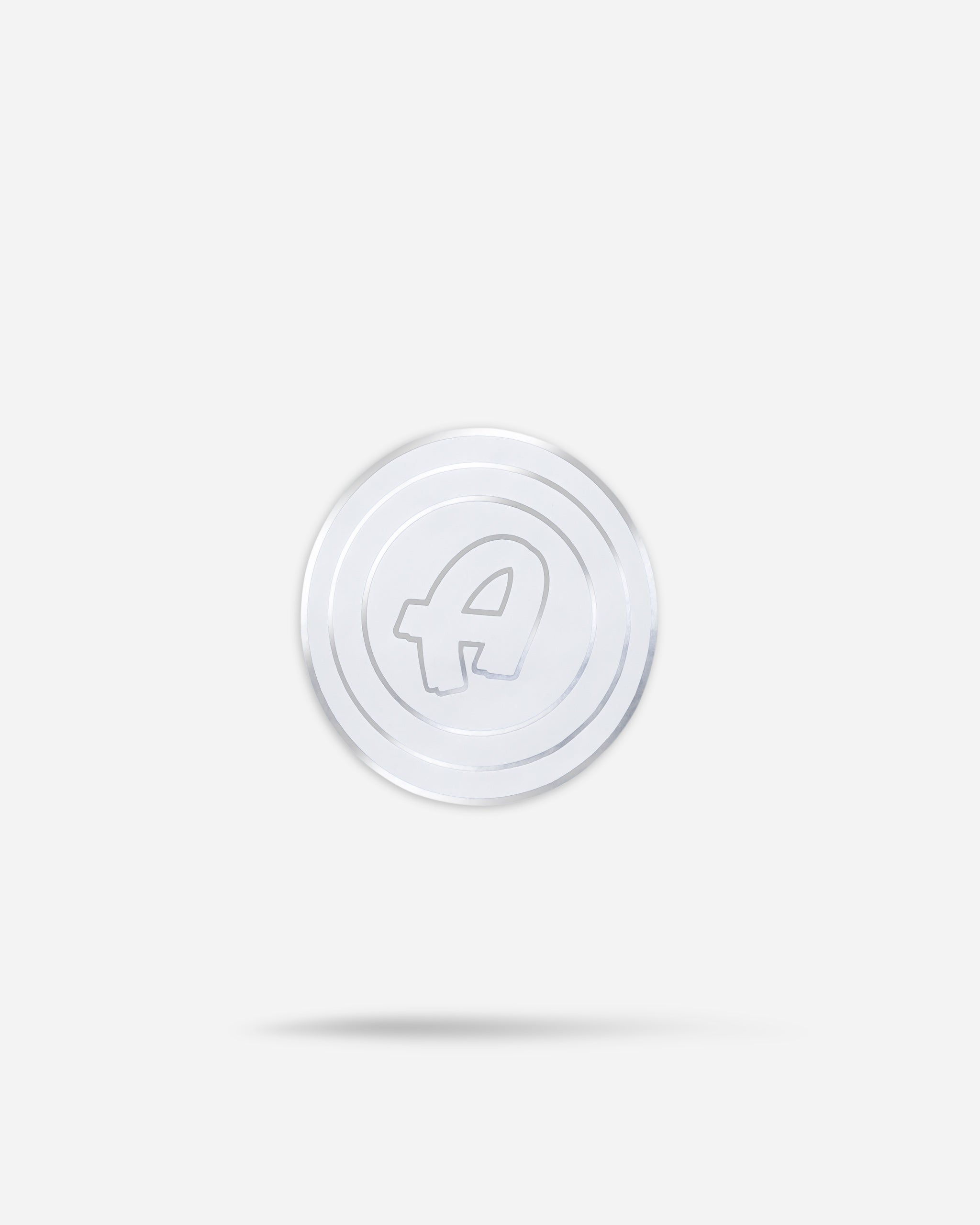 Adam's 3" Frost Silver Sticker