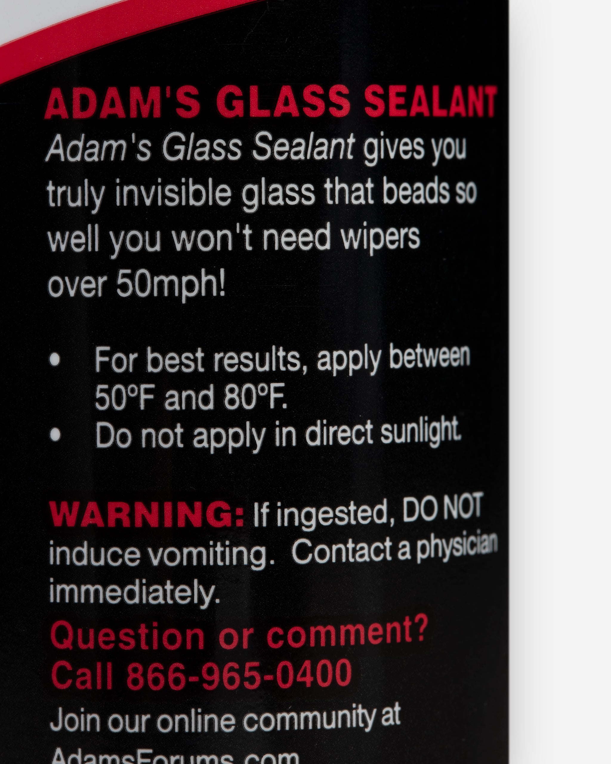 Adam's Glass Sealant