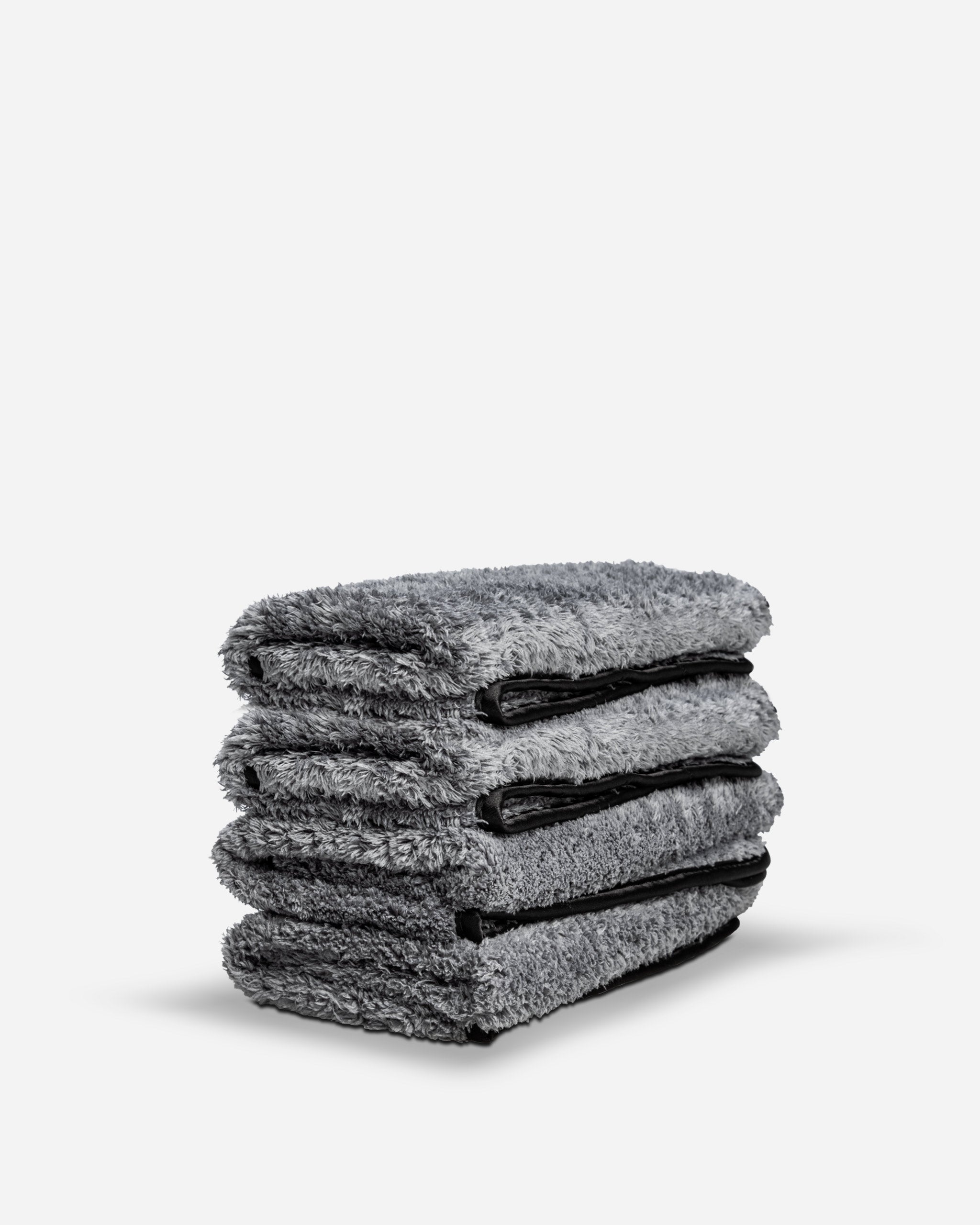 Adam's Grey Plush Waffle Microfiber Towel