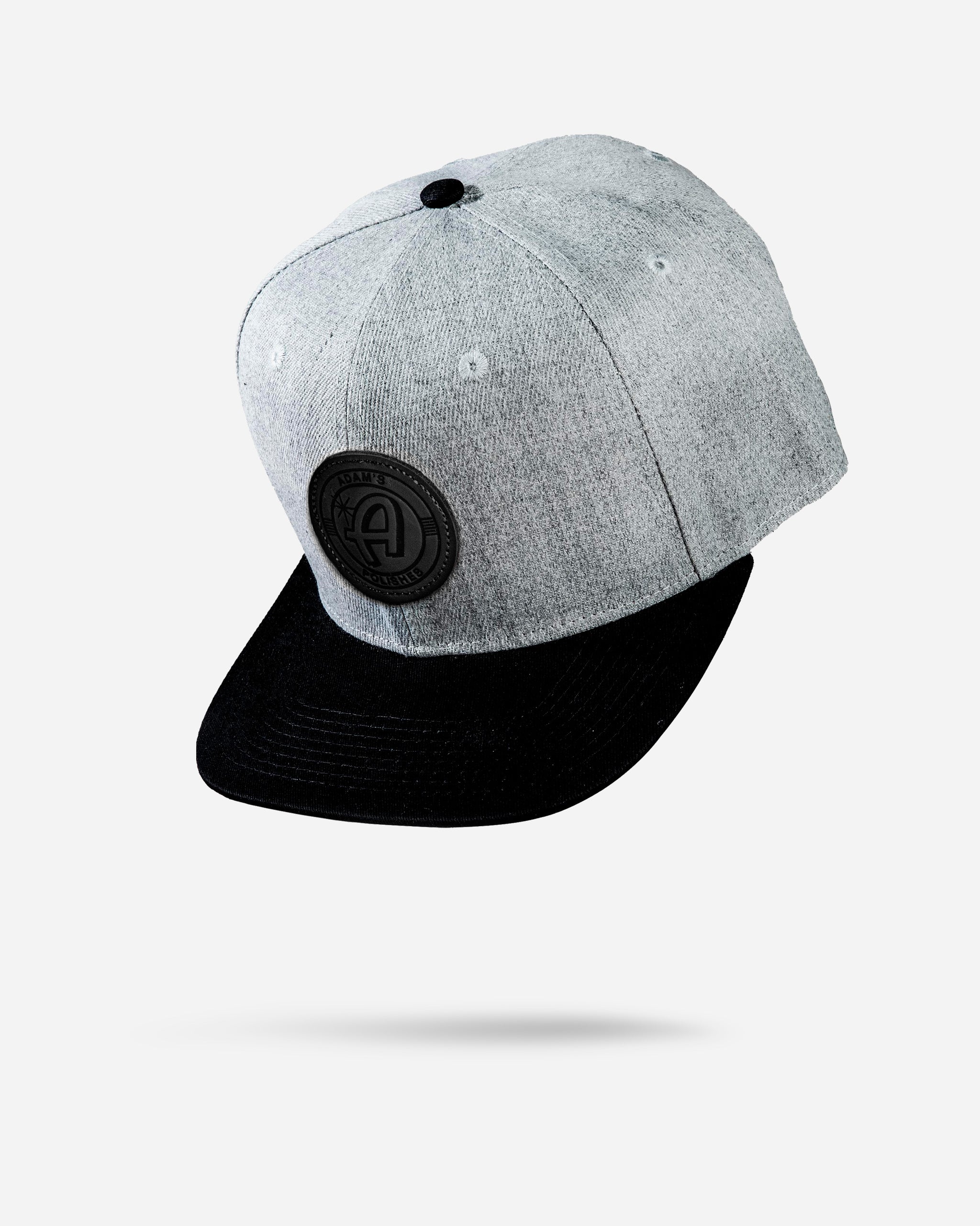 Adam's Black/Gray Snapback - Black Patch