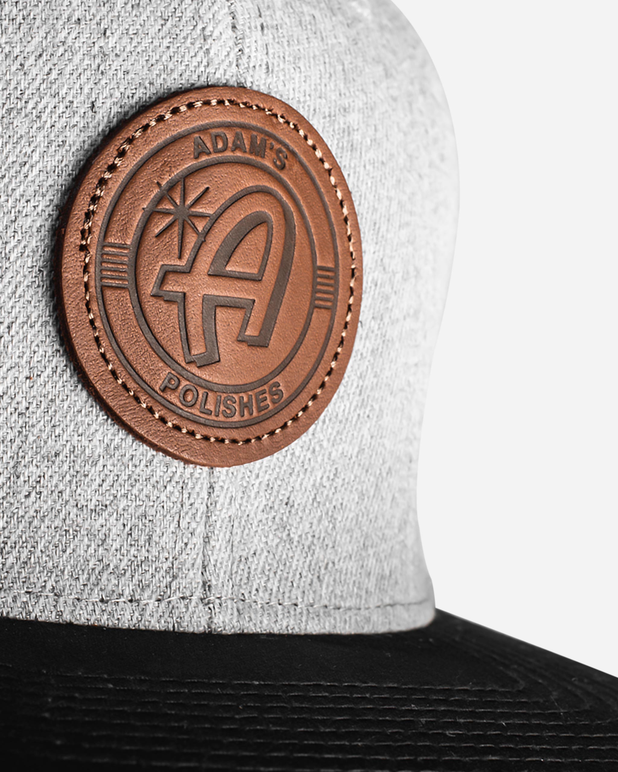 Adam's Black/Gray Snapback - Brown Patch