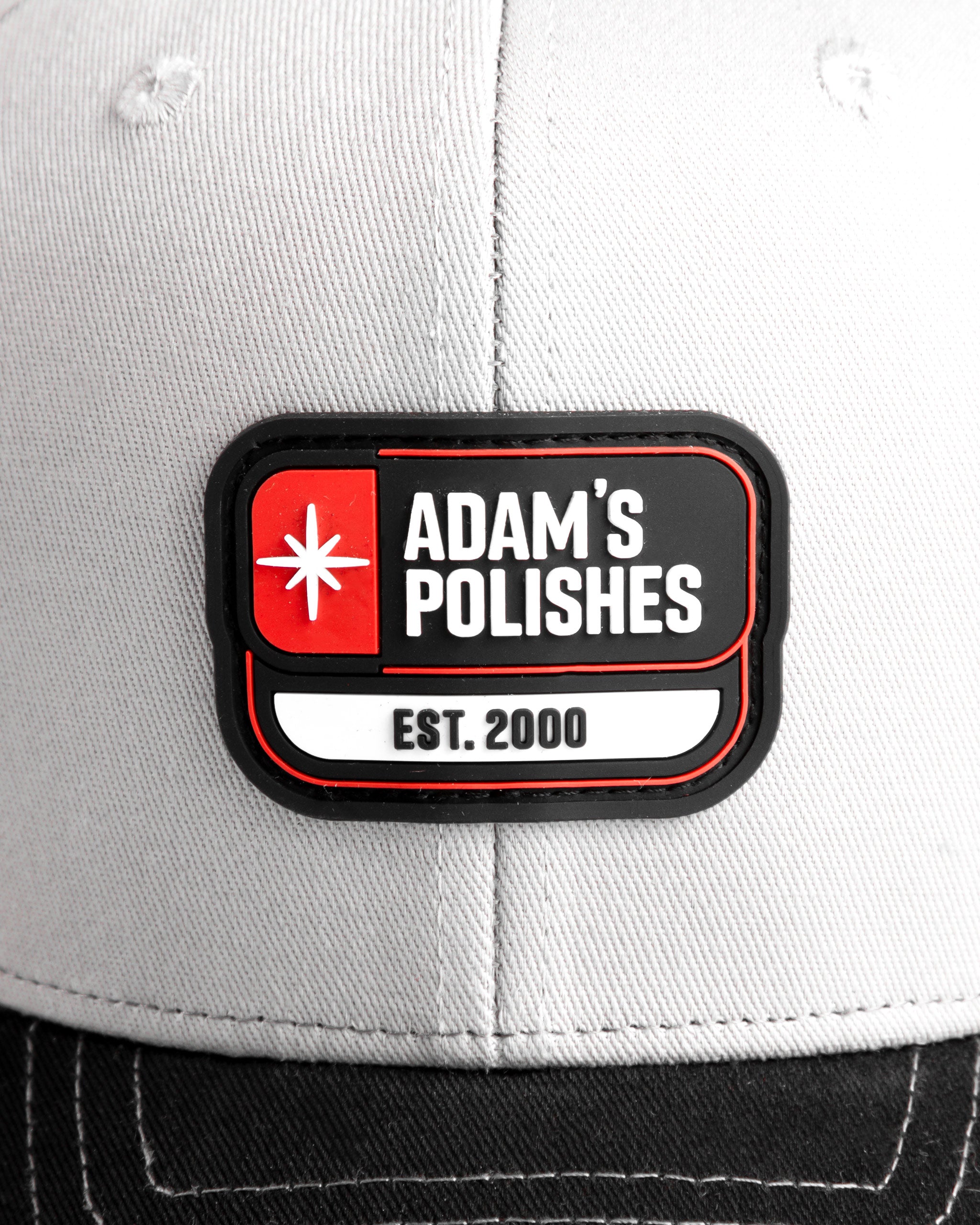 Adam's Shine Patch Grey & Grey Mesh Trucker Hat