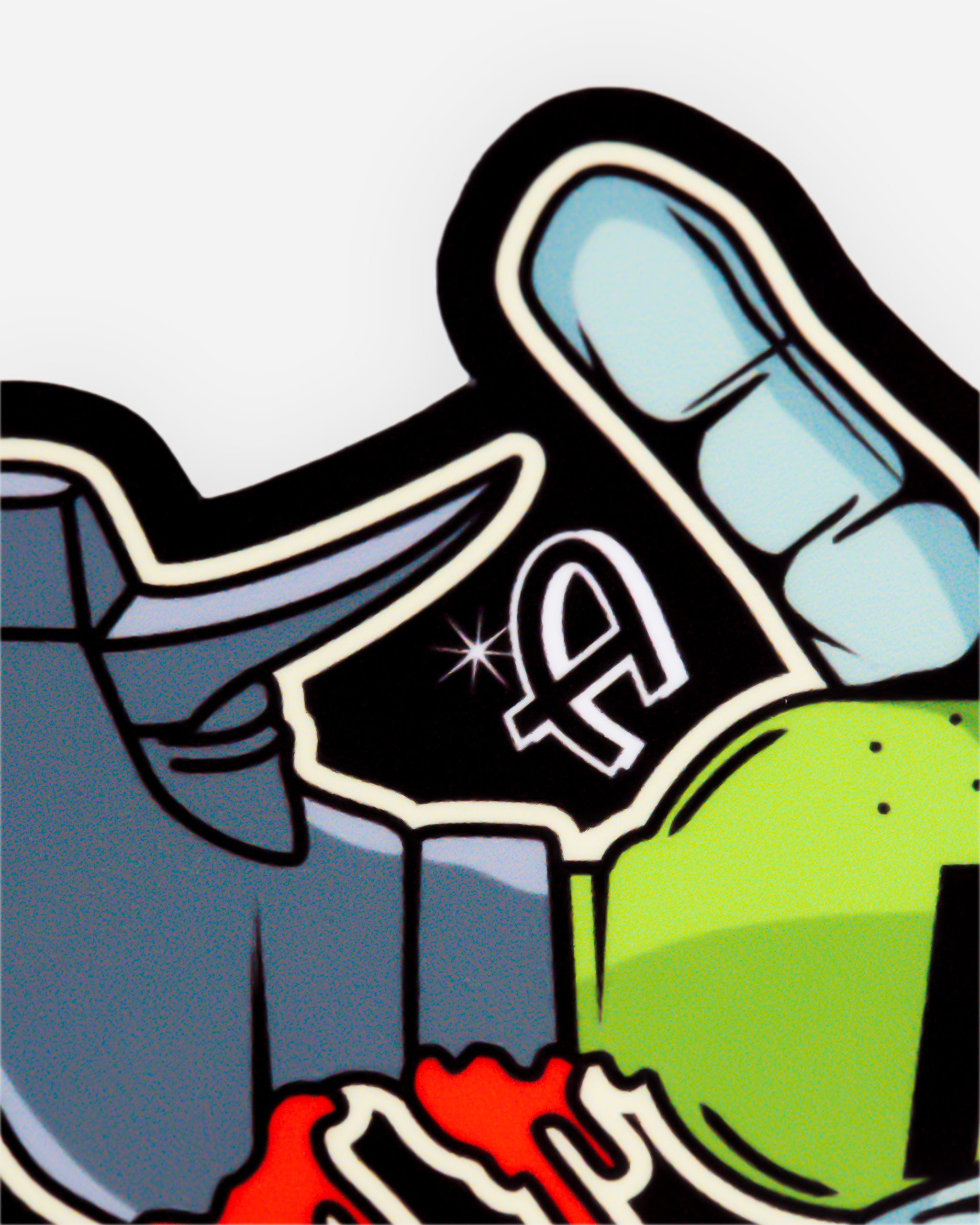 Adam's Zombie Hand Sticker