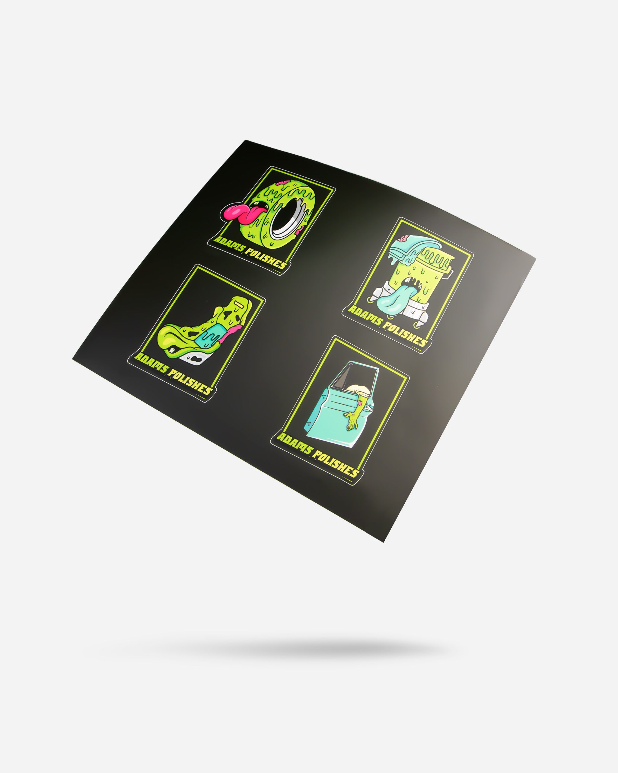Adam's Halloween Car Parts Sticker Sheet