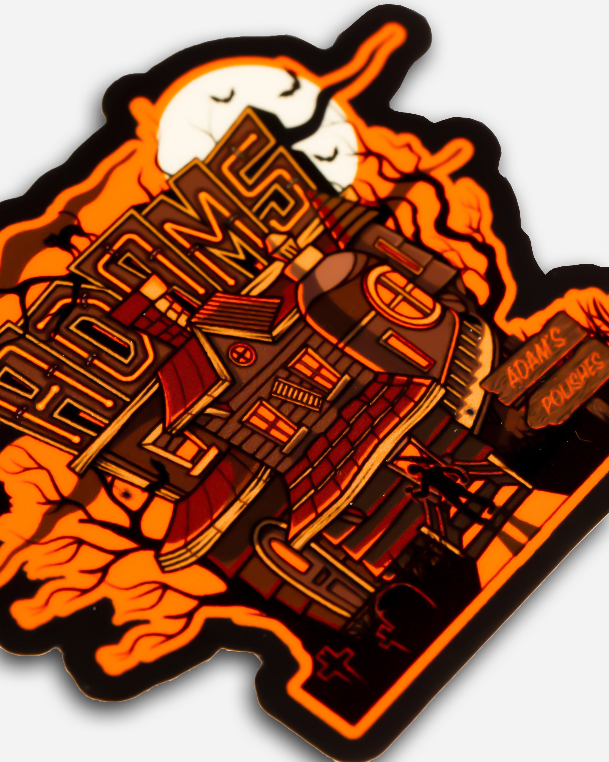 Adam's Haunted House Sticker