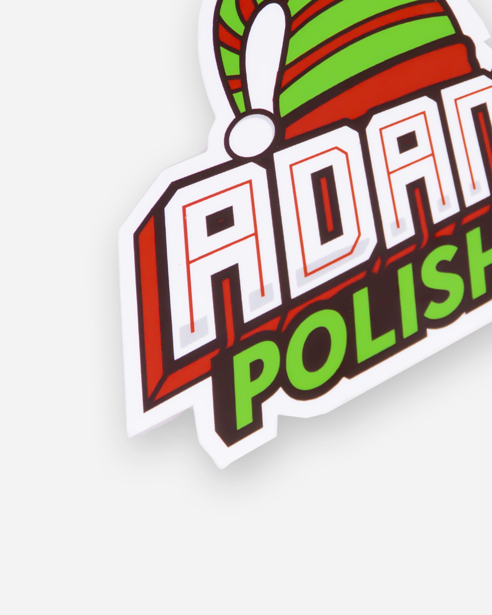 Adam's Holiday Elf Hat Sticker