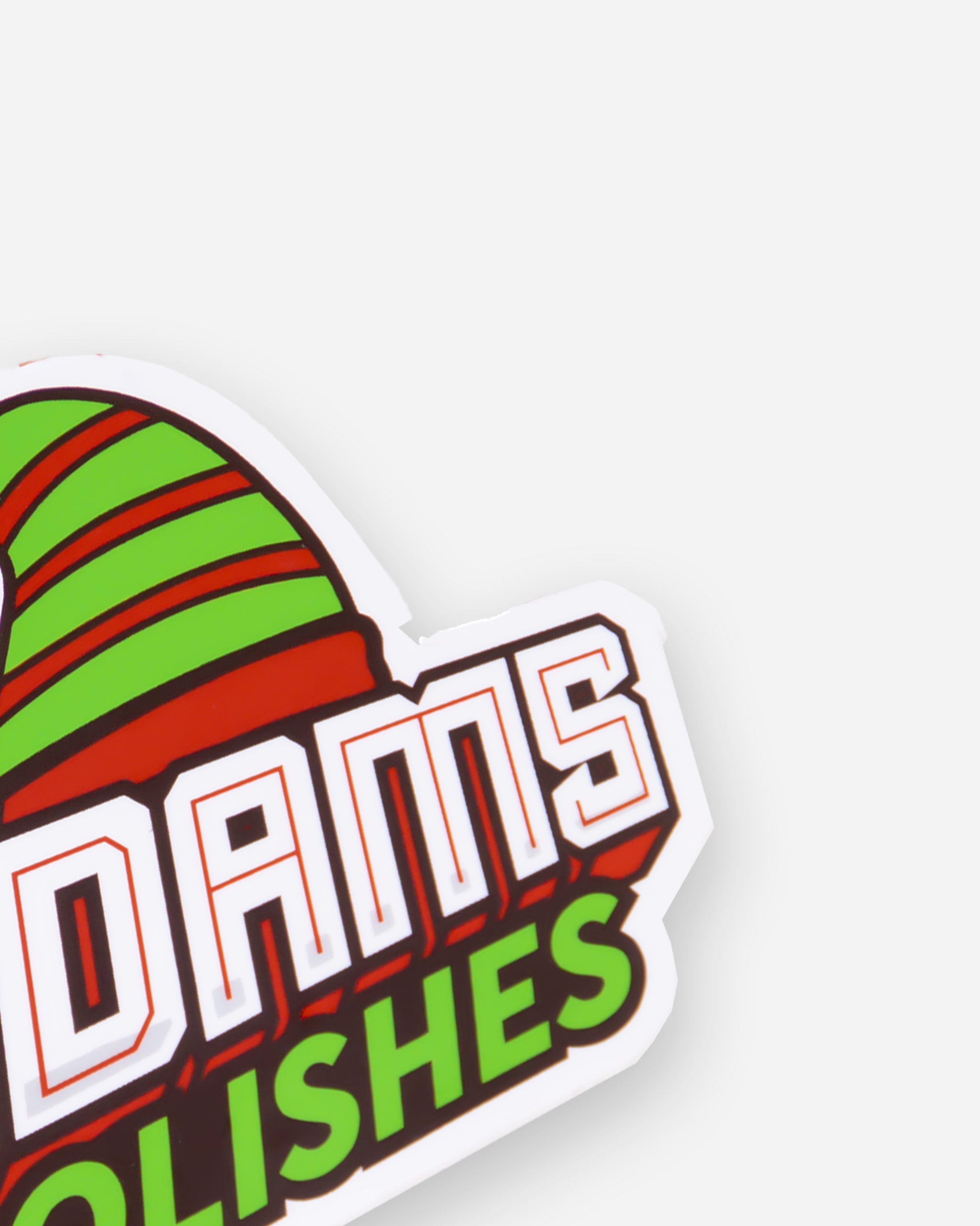 Adam's Holiday Elf Hat Sticker