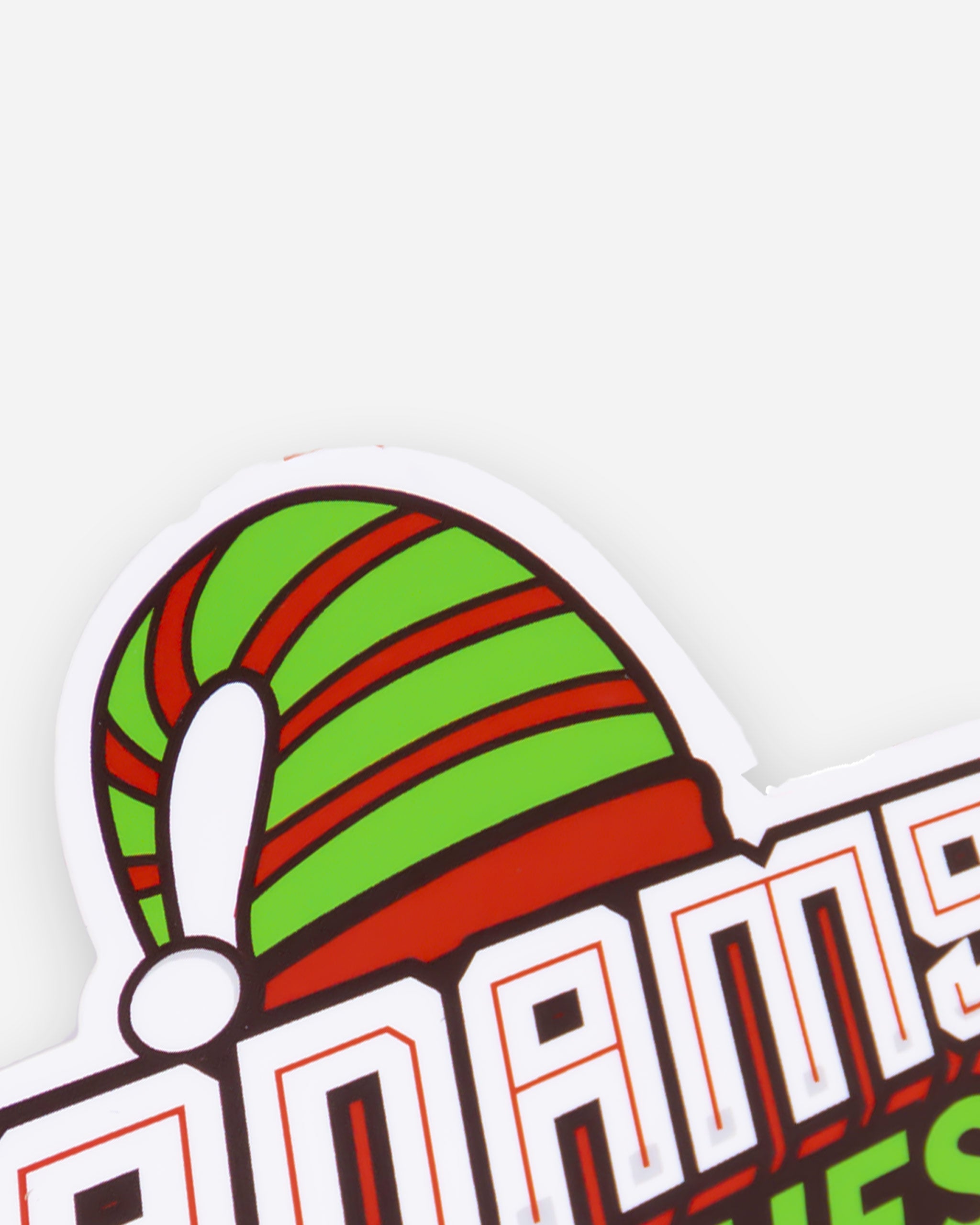 Adam's Holiday Elf Hat Sticker