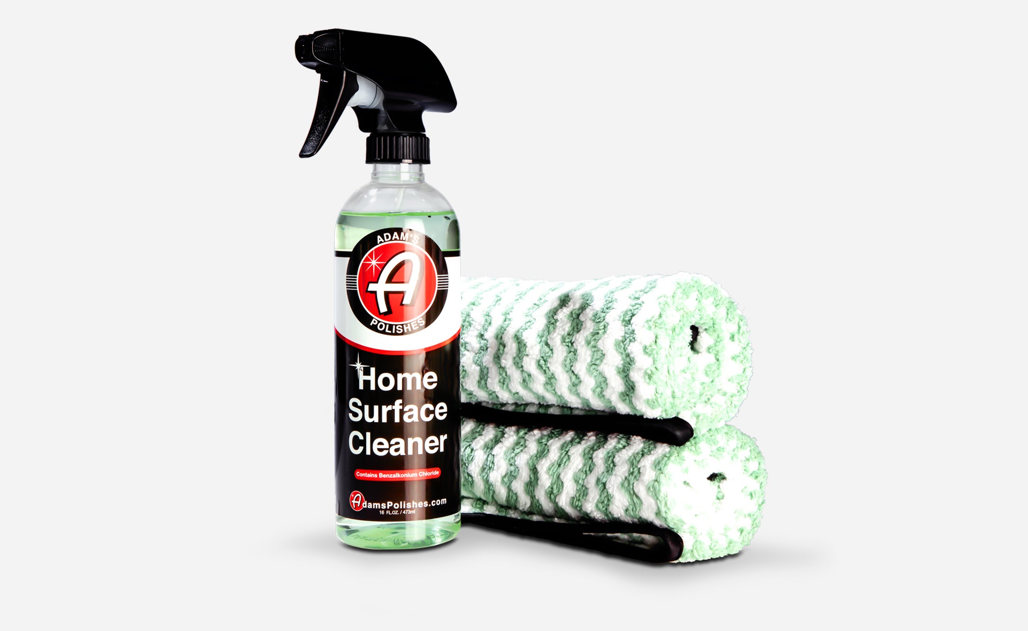 Adam's Home Surface Cleaner & 2 Towel Combo