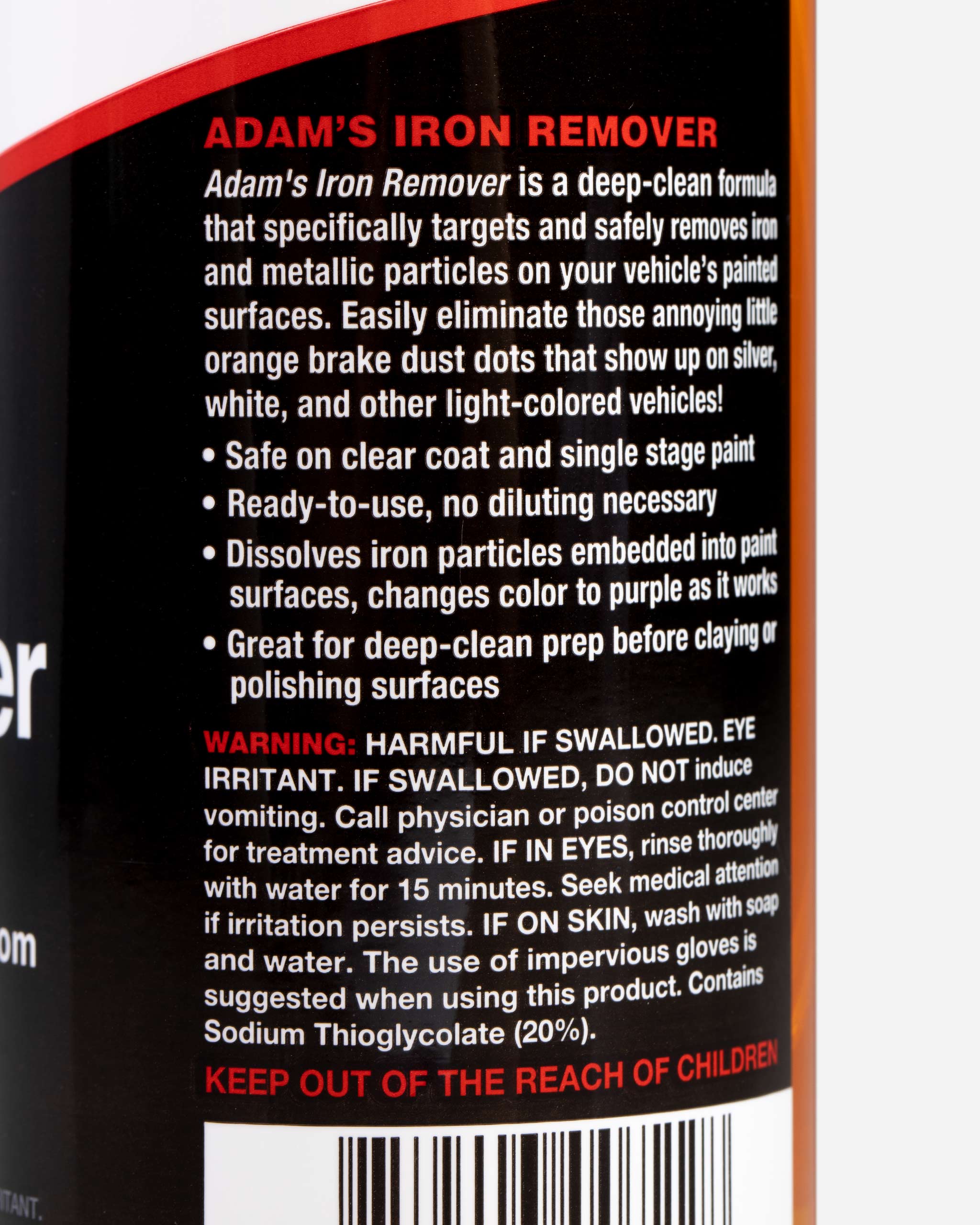 Adam's Iron Remover