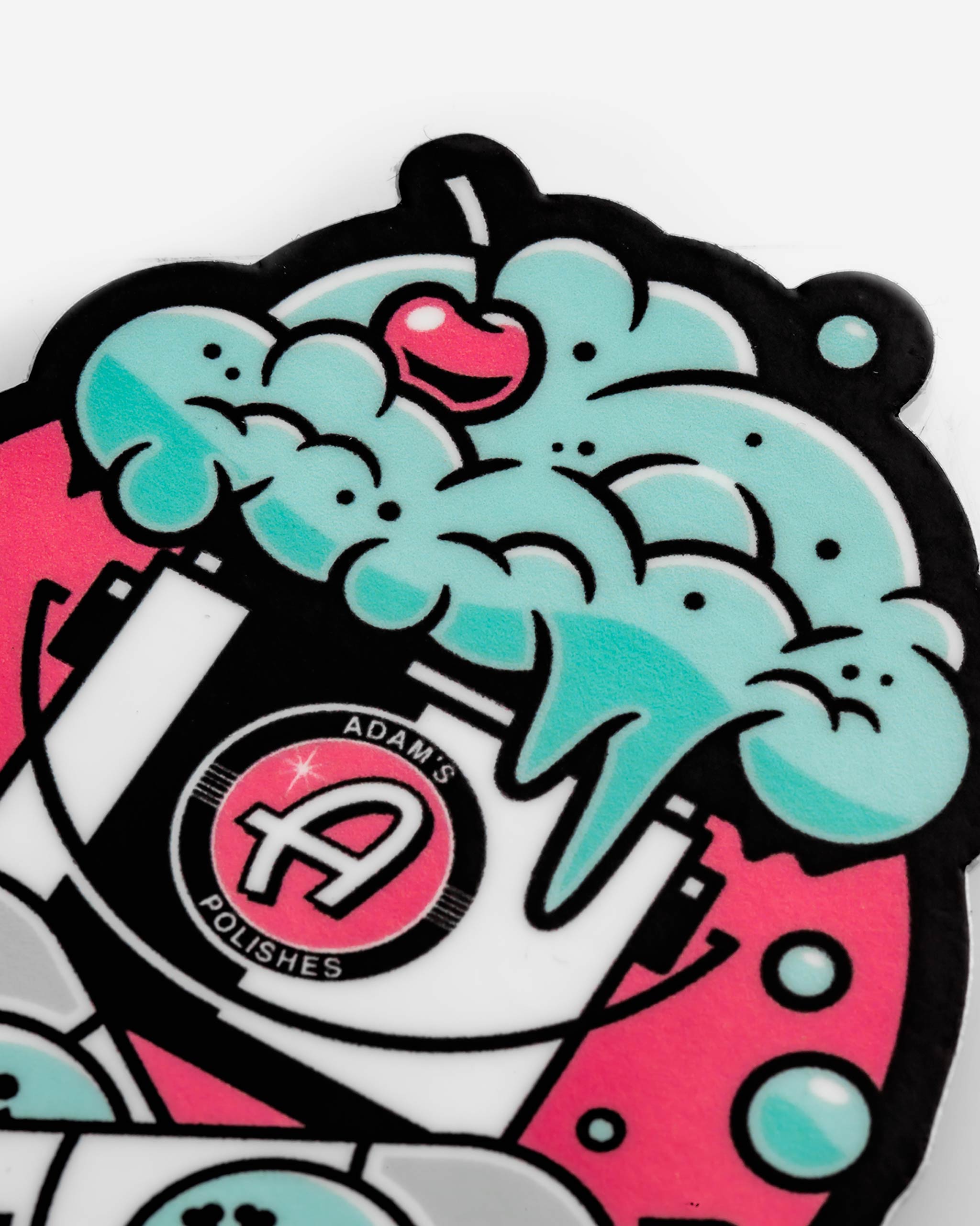 Adam's Polishes x Johnny Cupcakes Pink Bucket Cupcake Sticker