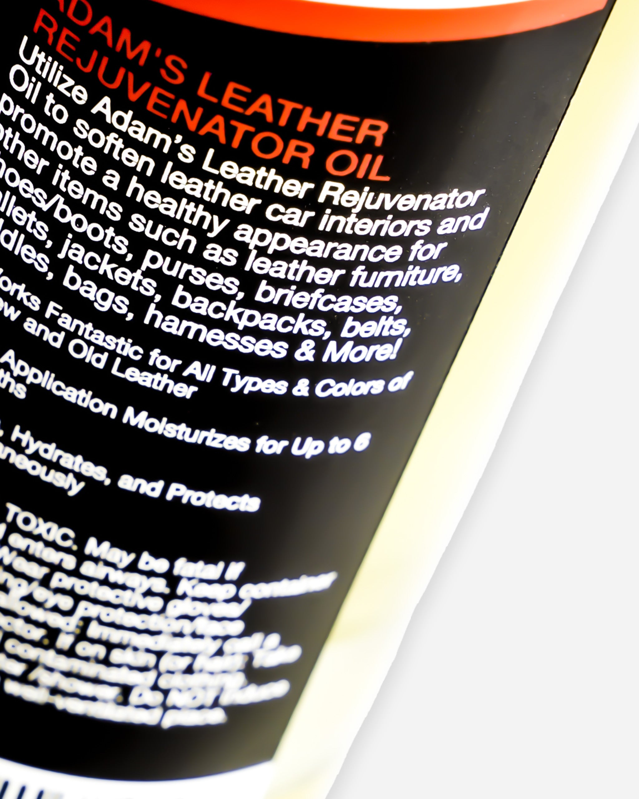 Adam's Leather Rejuvenator Oil