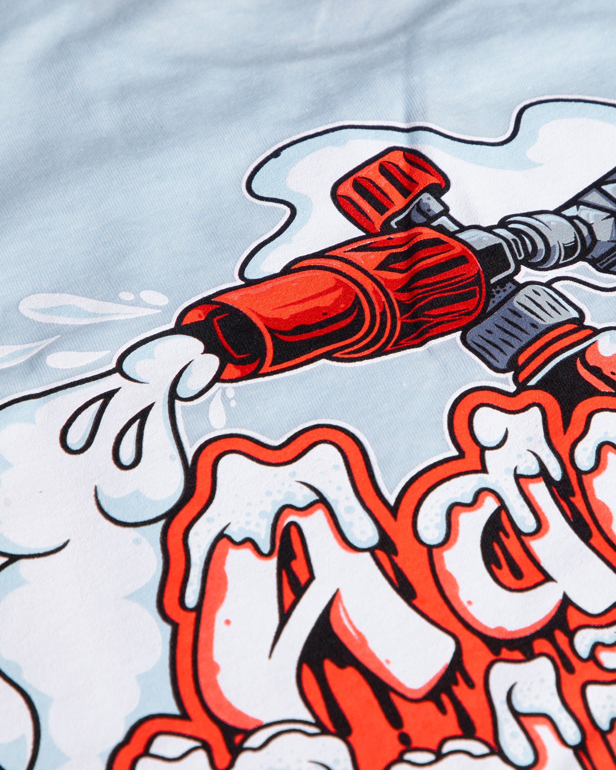 Adam's Light Blue Foam Cannon T-Shirt