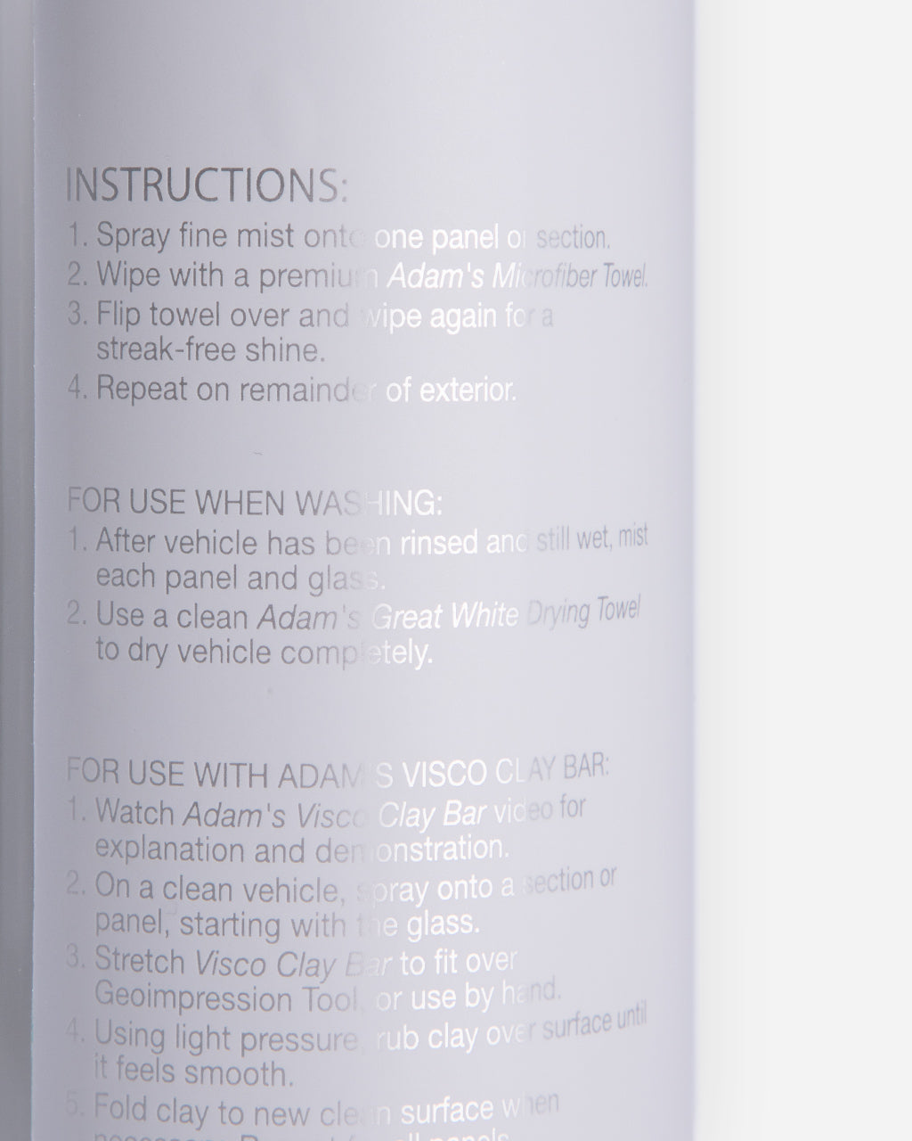 Adam's Frost Detail Spray
