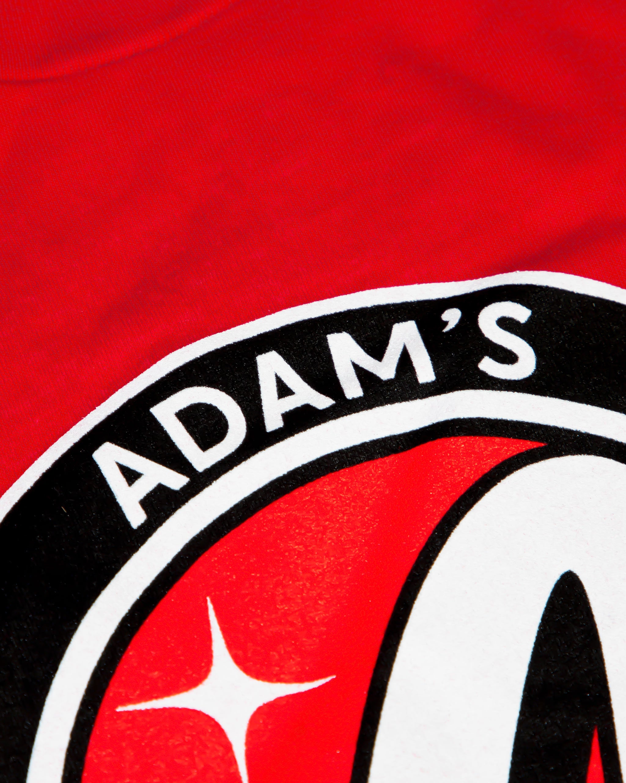 Adam's Melting Logo Red T-Shirt