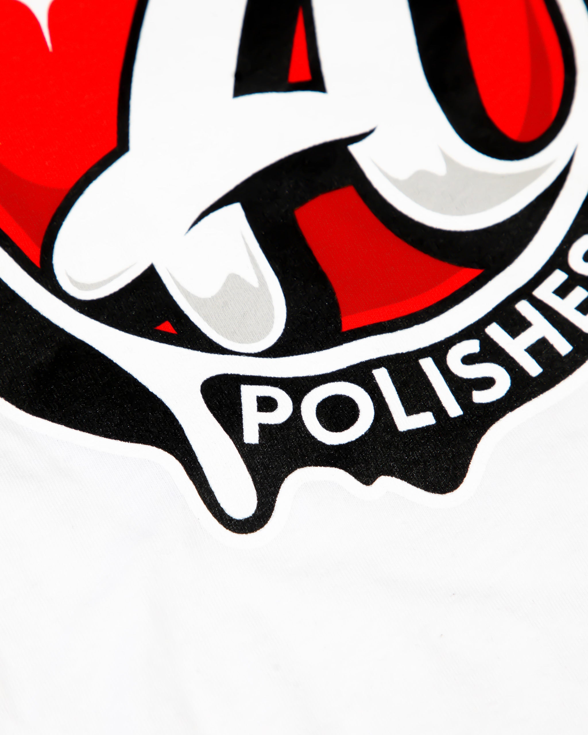 Adam's Melting Logo White T-Shirt