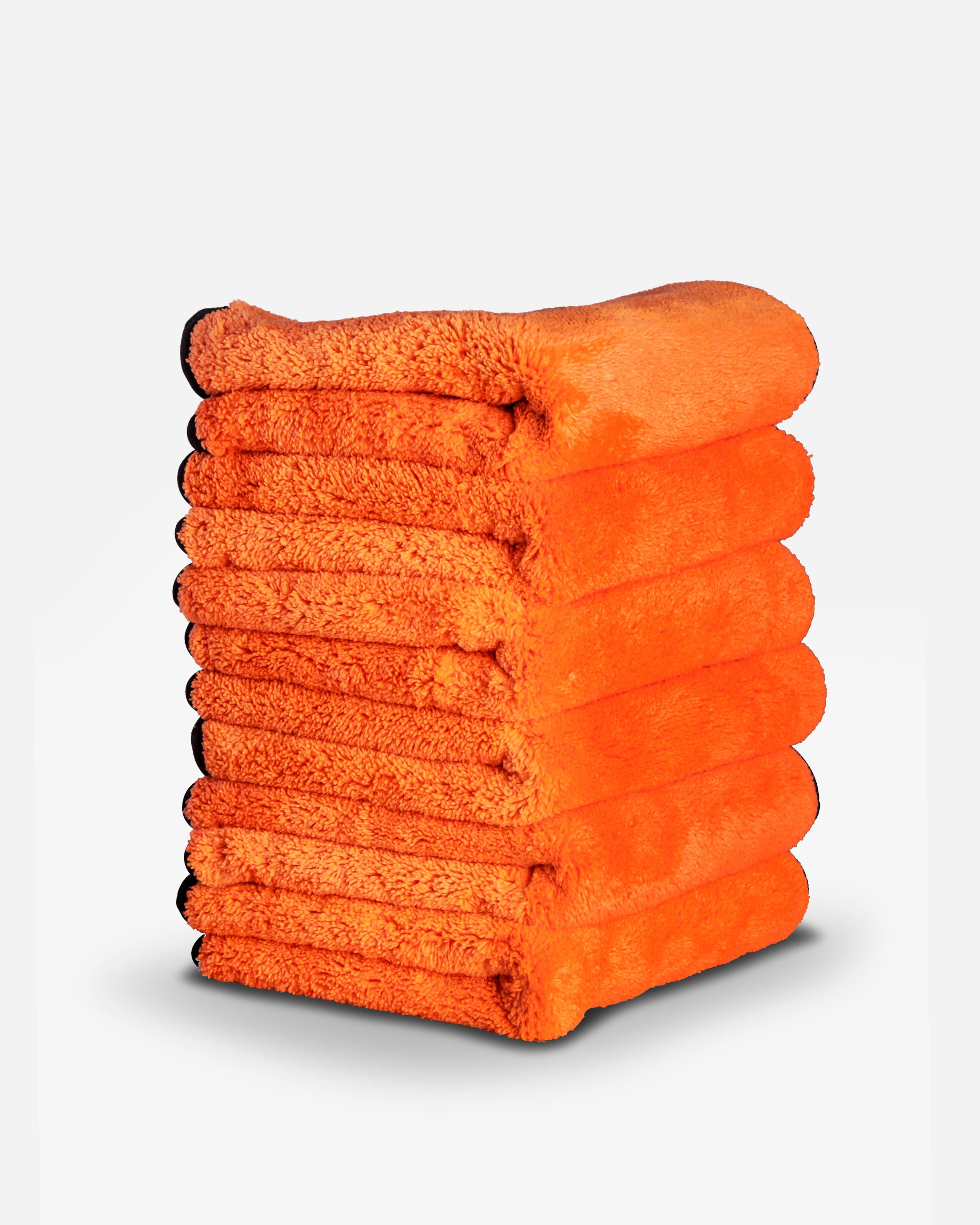 Adam's Plush Orange Microfiber Towel