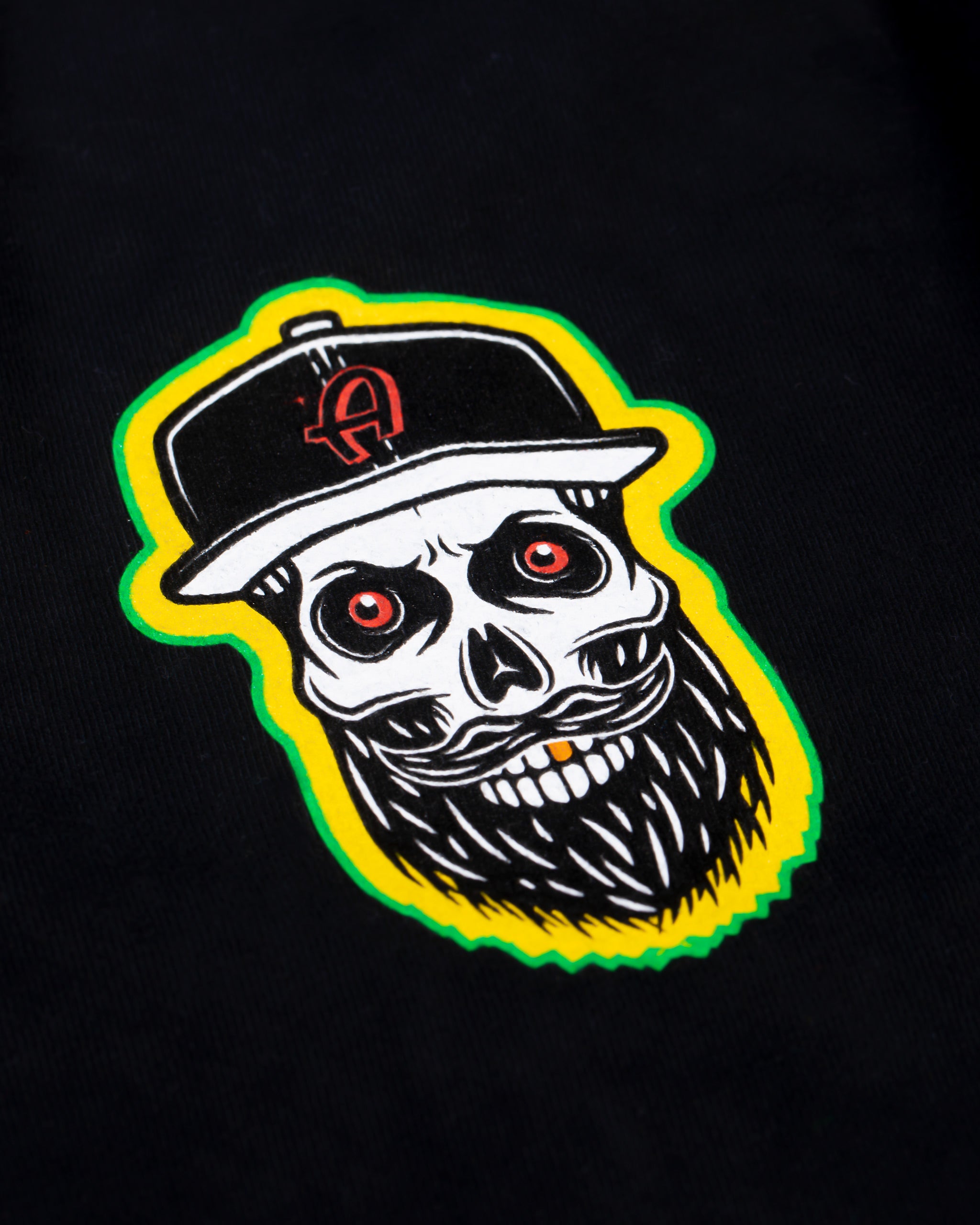 Adam's Skeleton Black Long-Sleeve T-Shirt