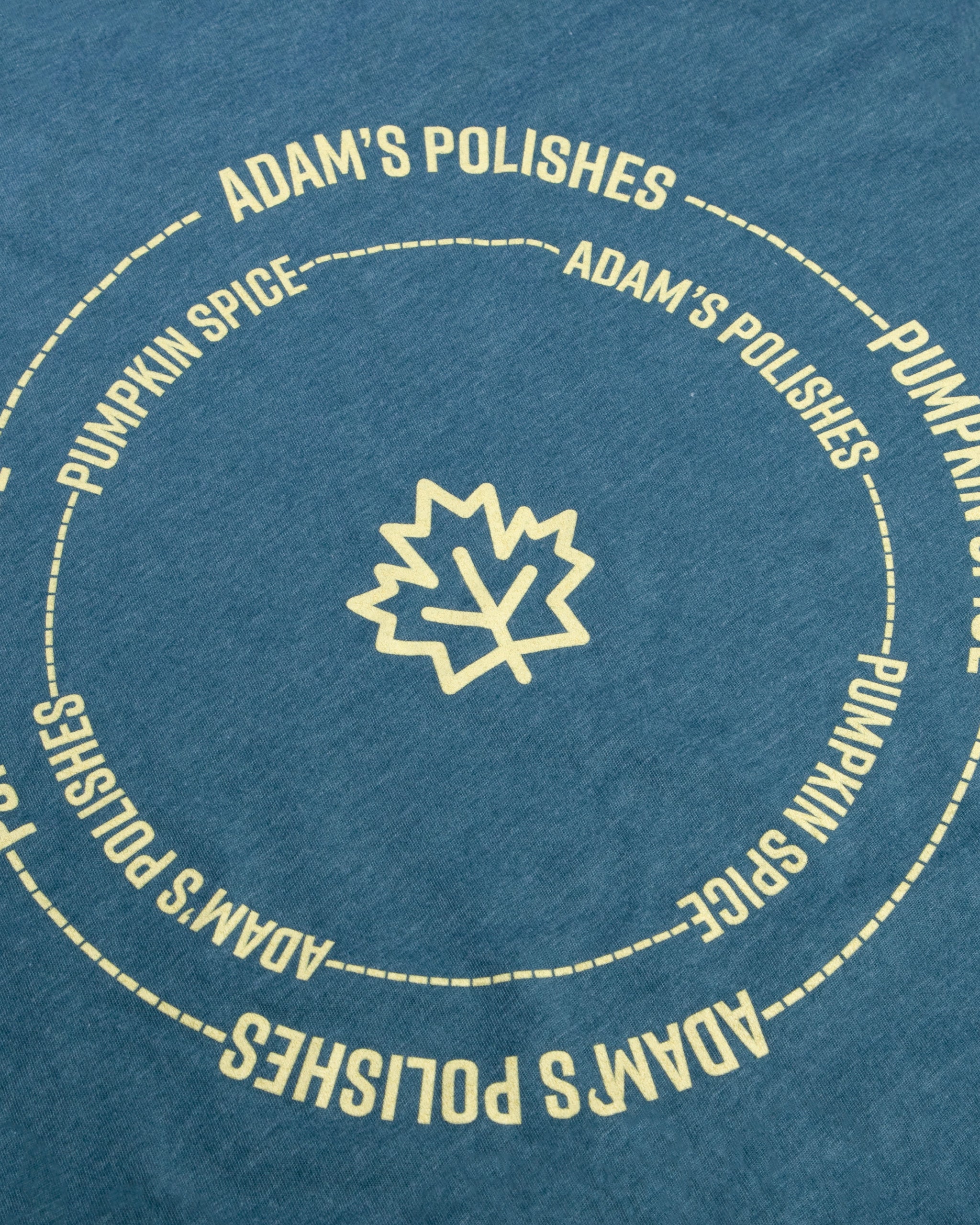 Adam's Fall Leaf Blue T-Shirt