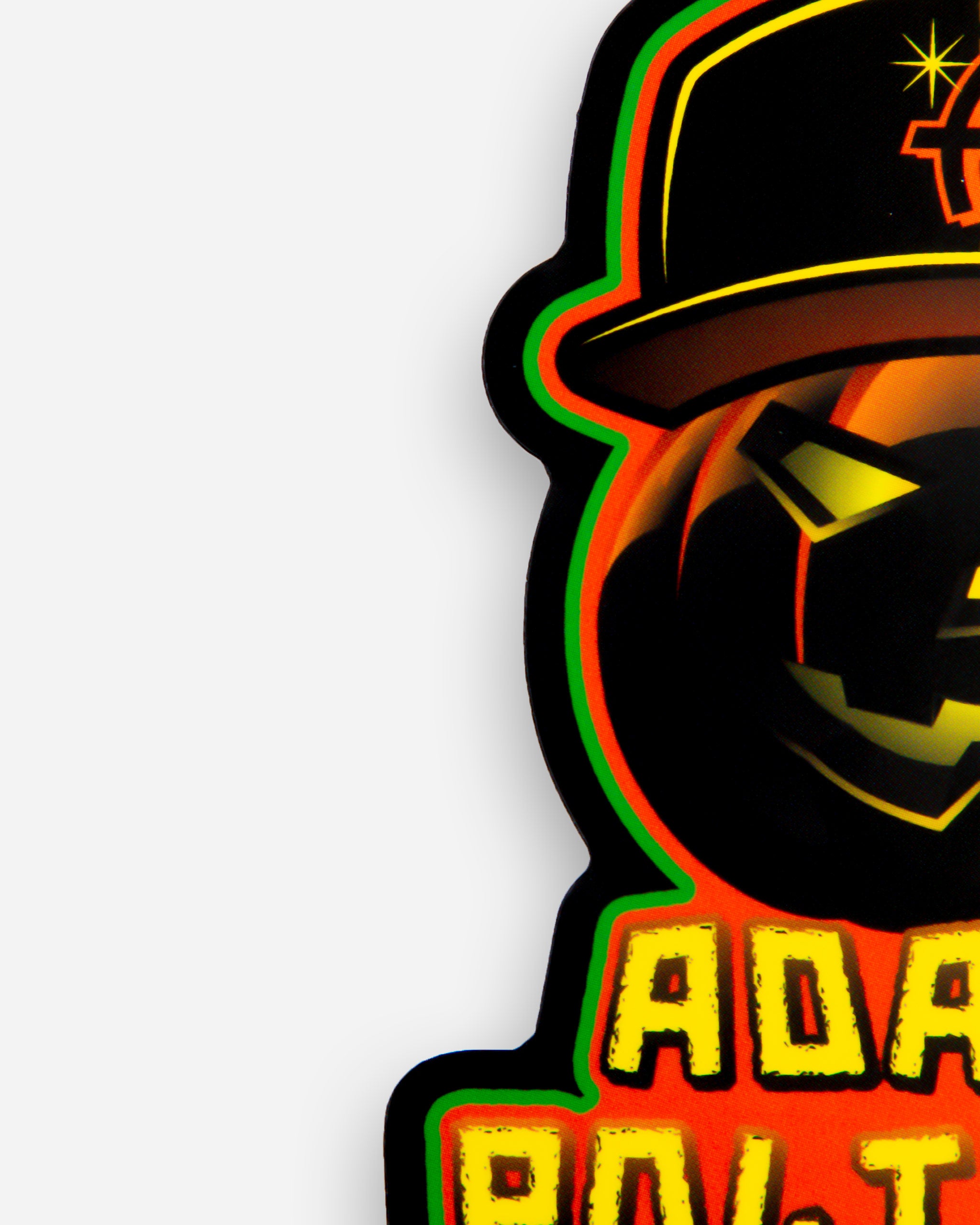 Adam's Pumpkin Head Sticker