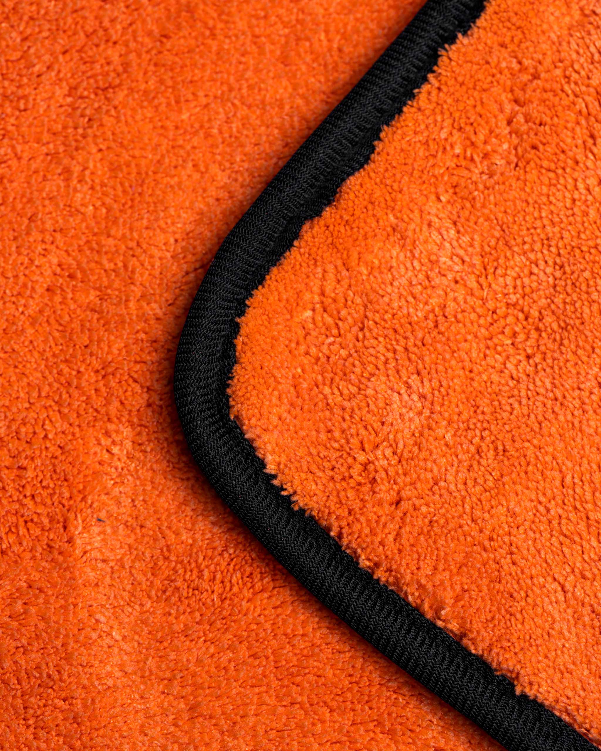 Adam's Plush Orange Microfiber Towel
