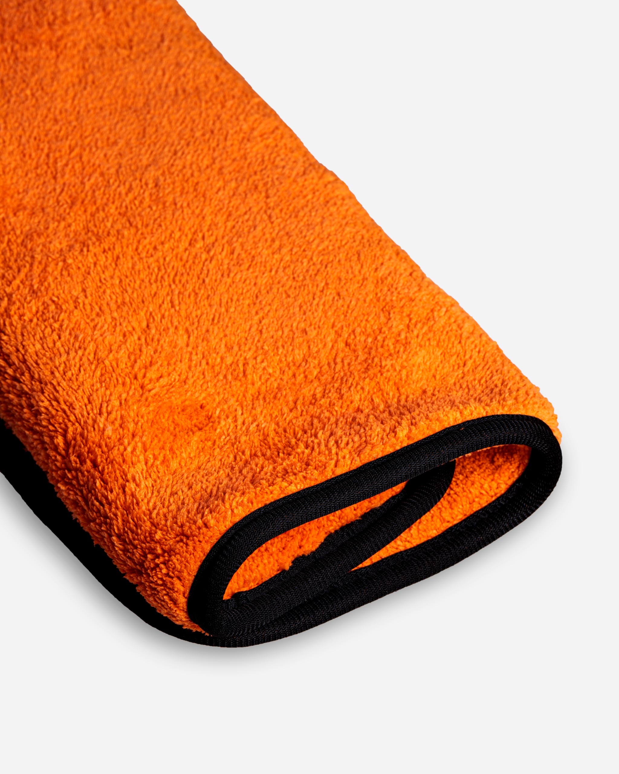 Adam's Plush Orange Microfiber Towel