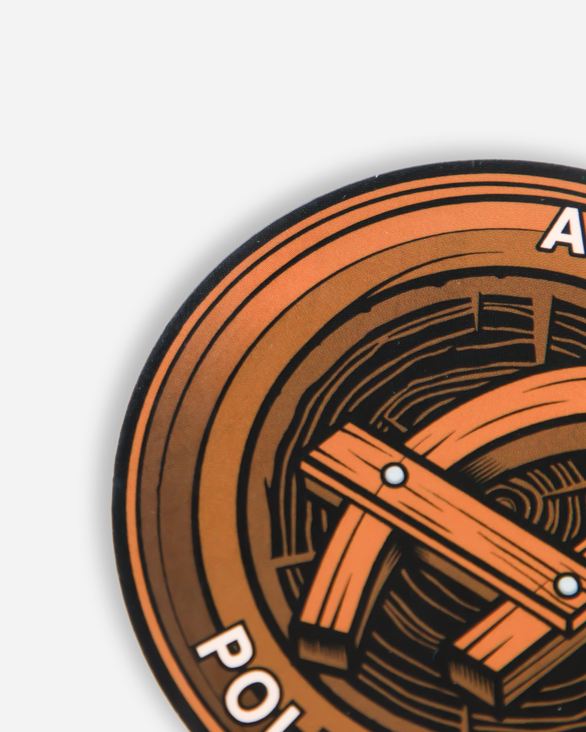 Adam's Pumpkin Spice 3" Wood Sticker