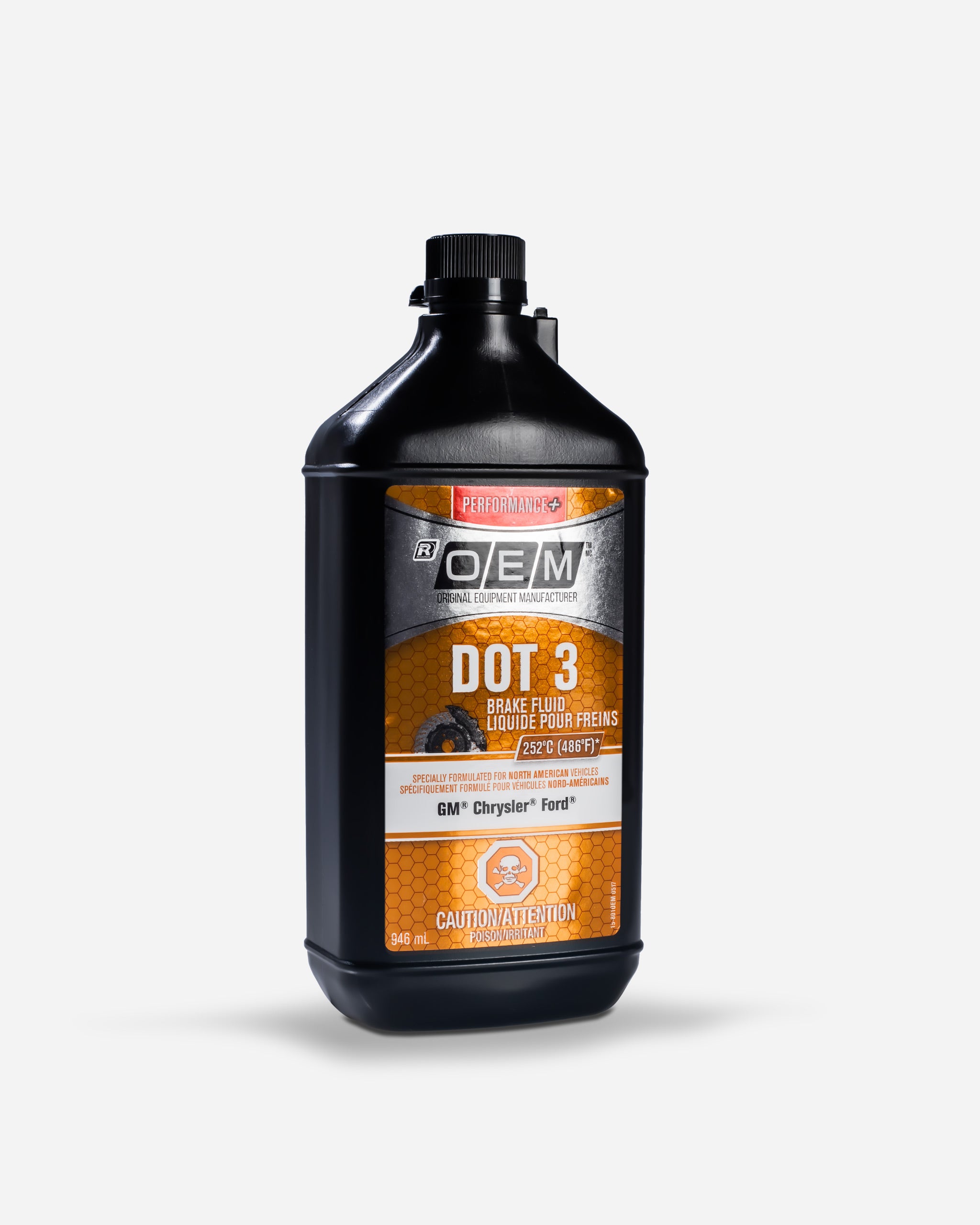Adam's x Recochem OEM DOT 3 Brake Fluid North American Vehicles 1 Quart