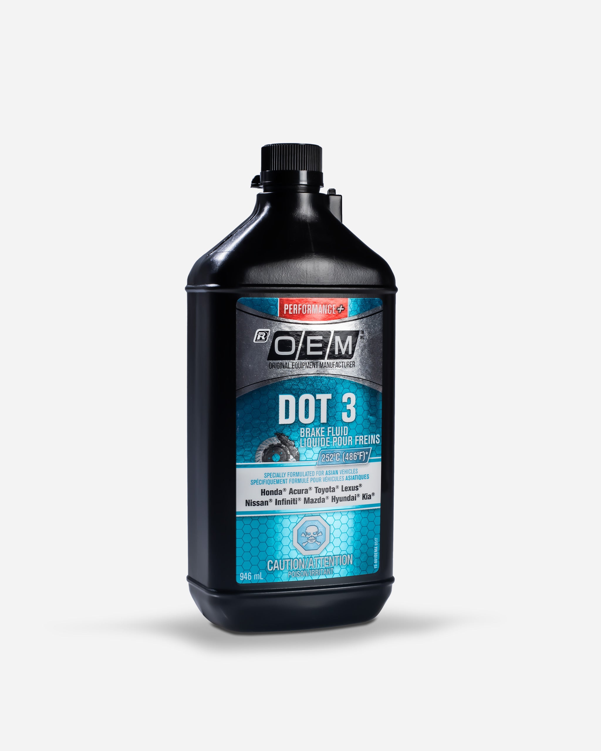 Adam's x Recochem OEM DOT 3 Brake Fluid Asian Vehicles 1 Quart