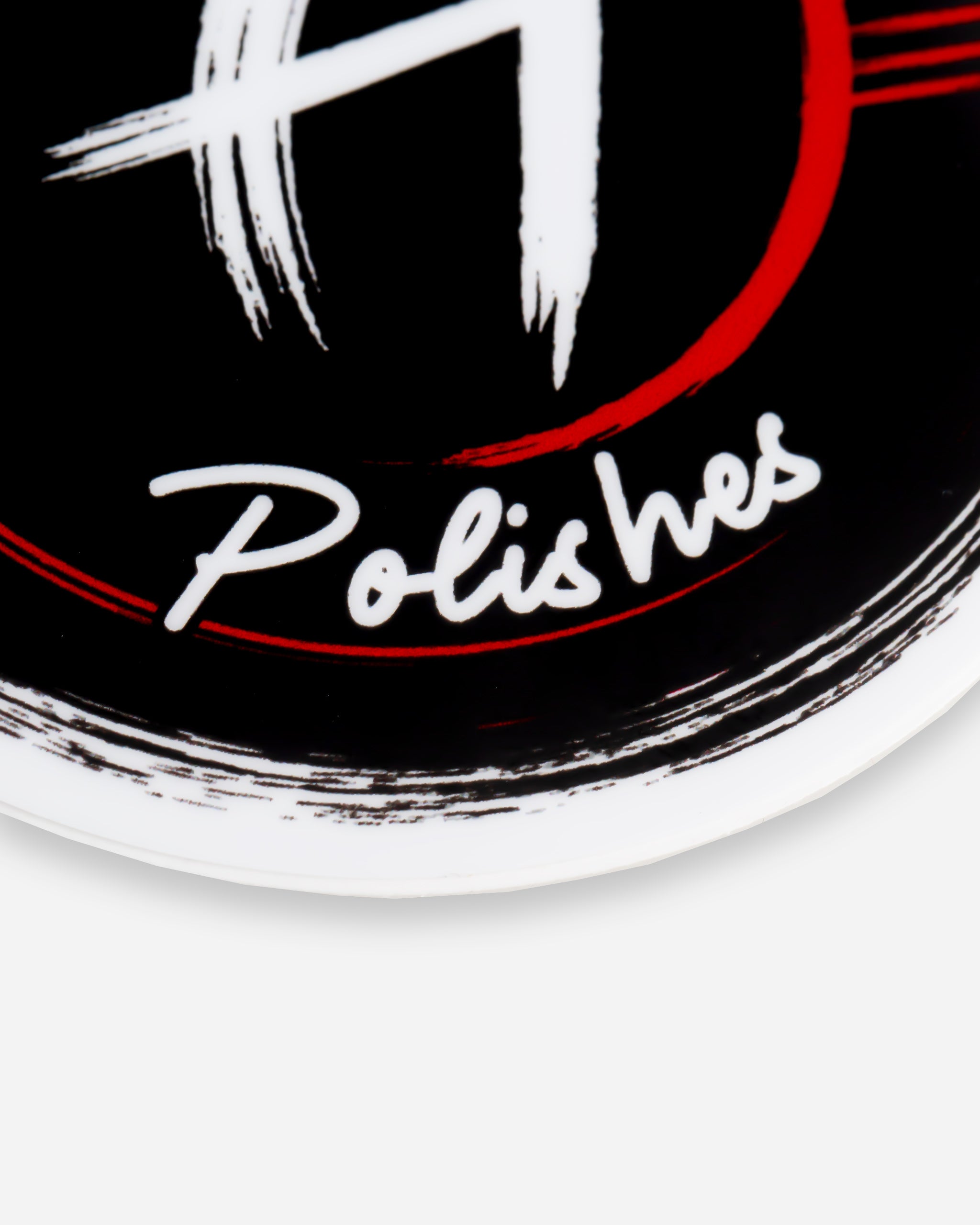 Adam's Red Brushed Logo Sticker 3"