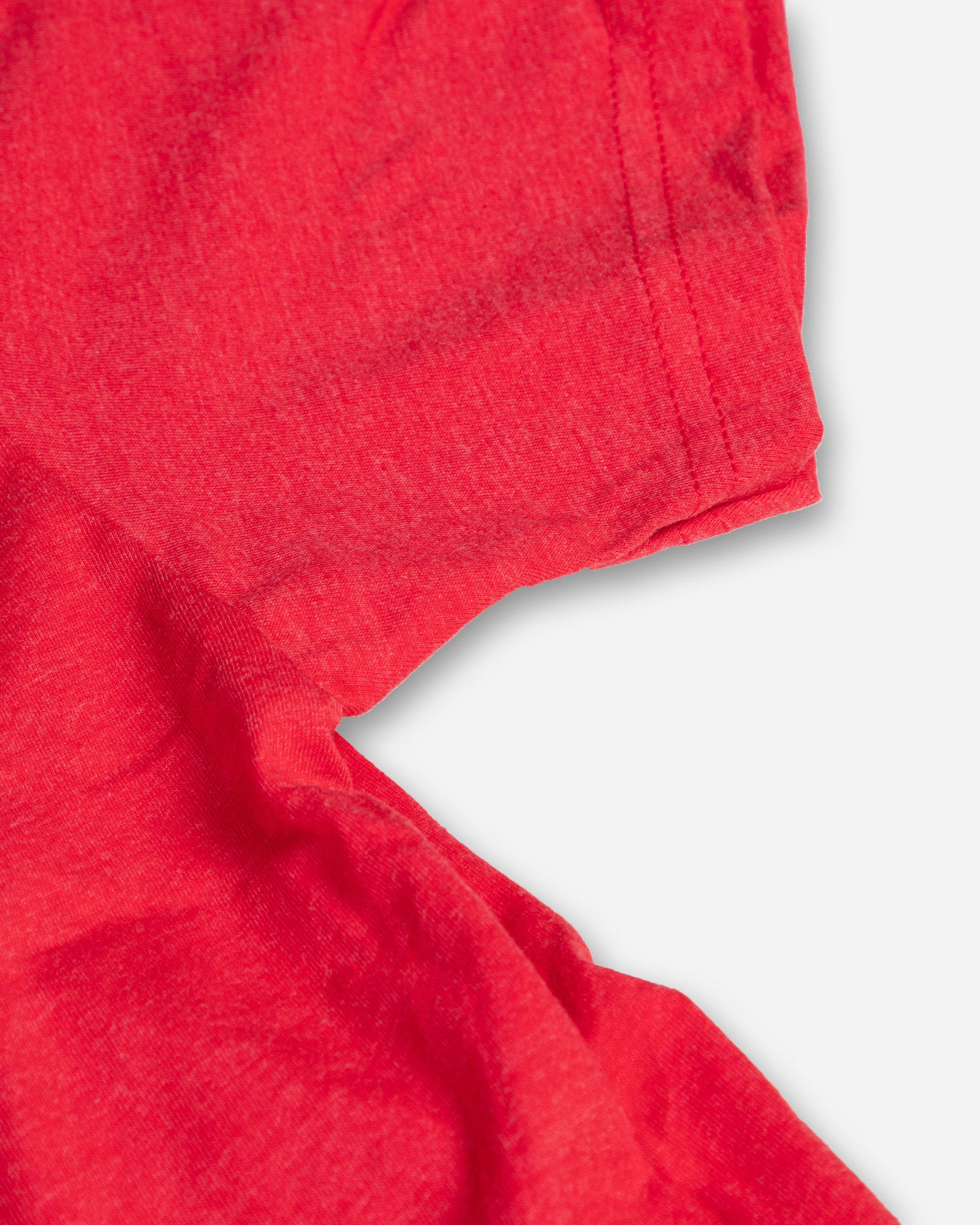 Adam's Brushed Logo Red T-Shirt - Black Logo