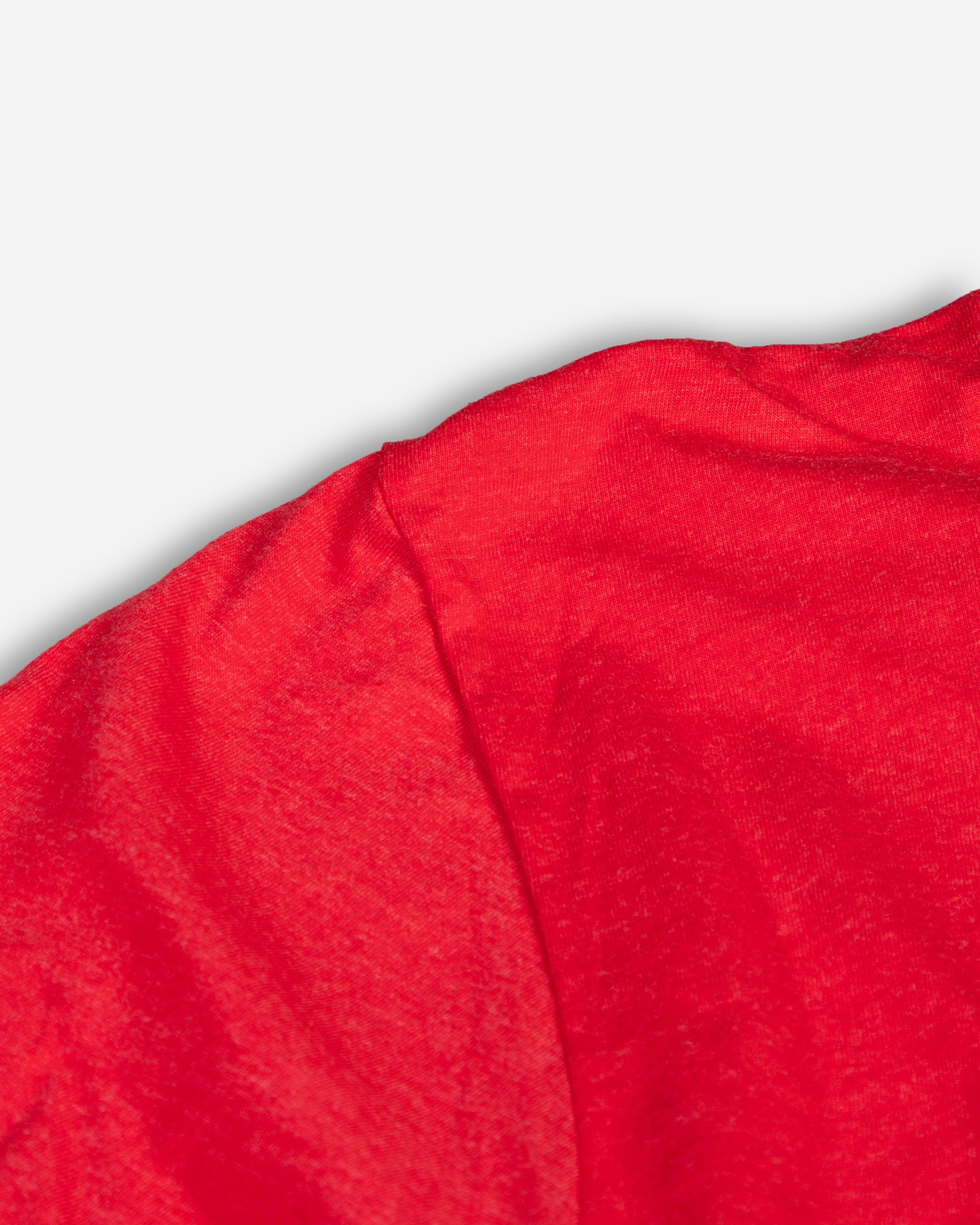 Adam's Brushed Logo Red T-Shirt - Black Logo