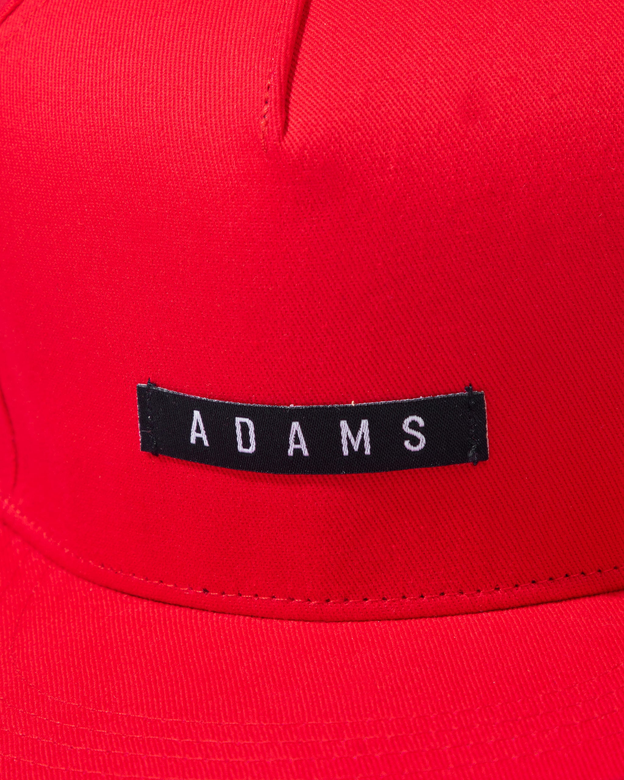 Adam's Red Flat Bill Hat