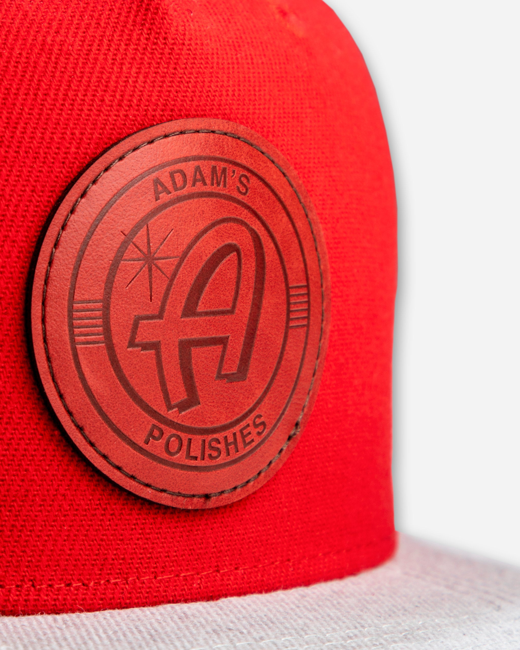 Adam's Red Snapback - Red Patch