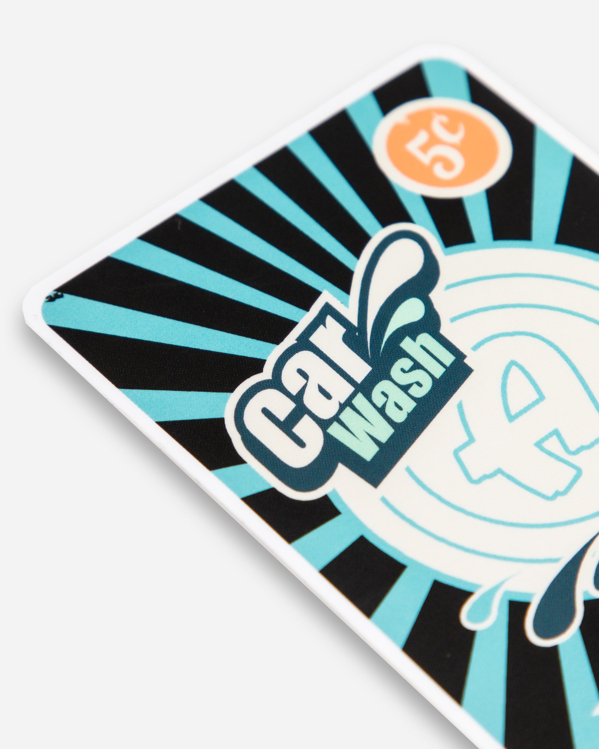 Adam's Retro Car Wash Sticker