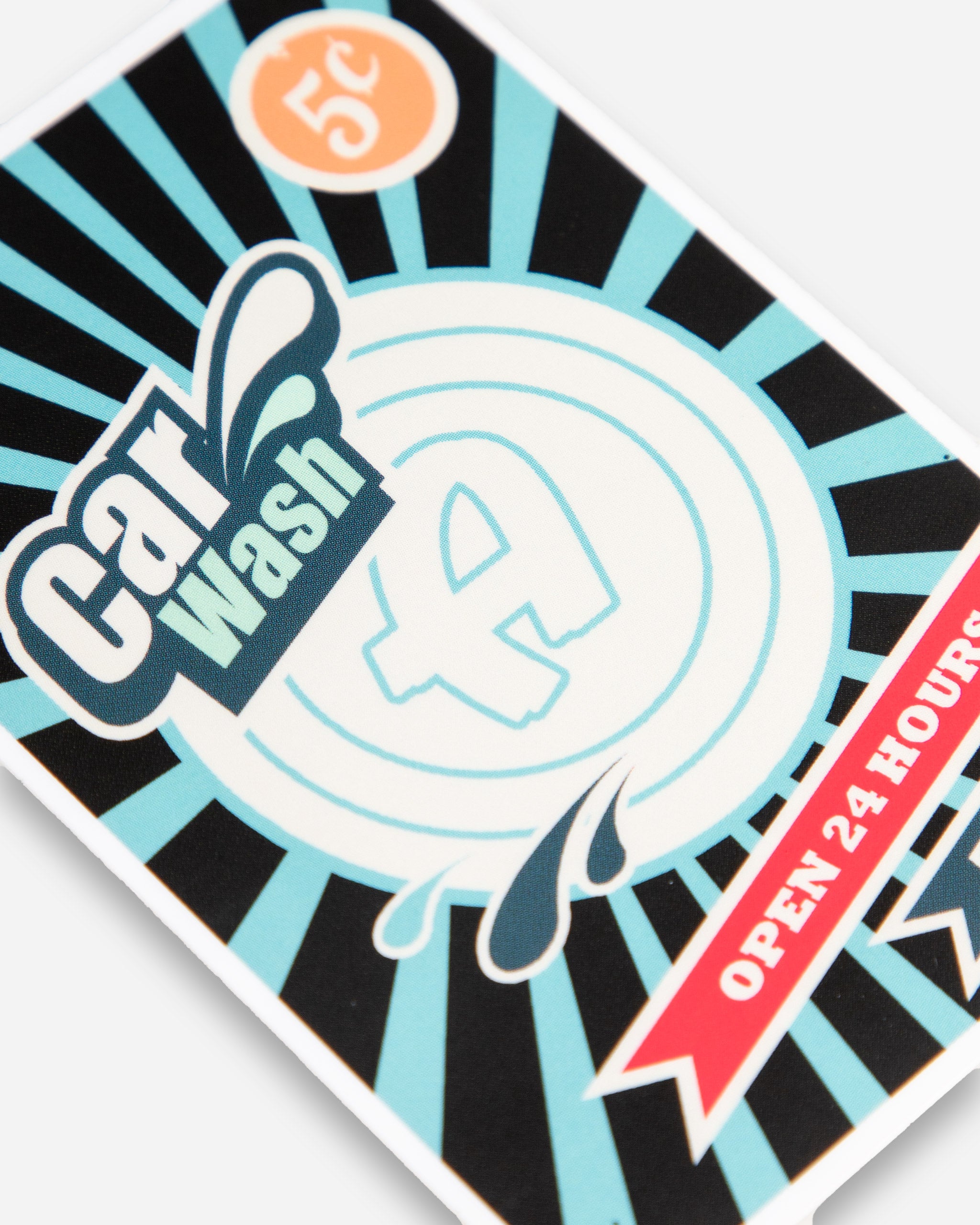 Adam's Retro Car Wash Sticker
