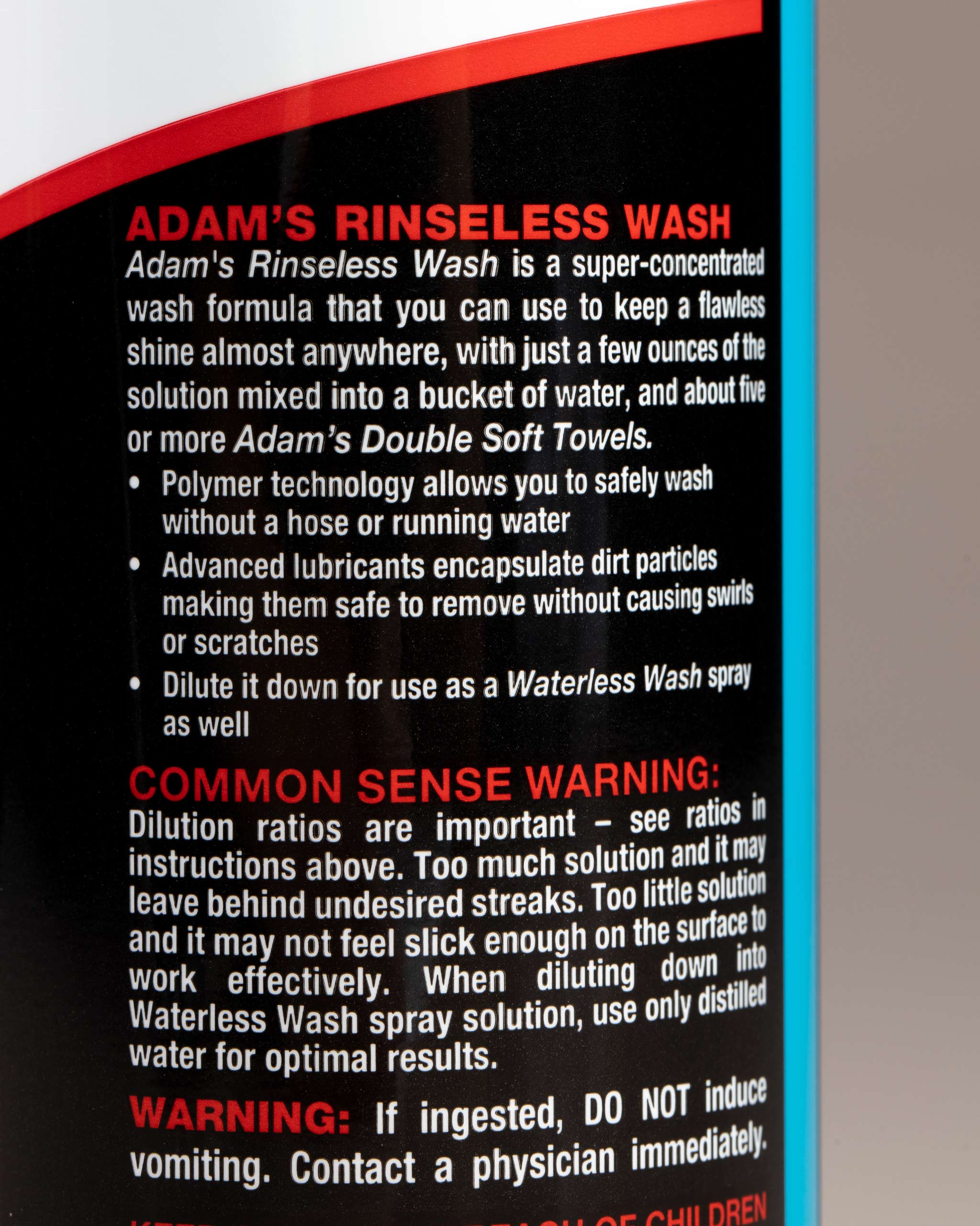 Adam's Rinseless Wash