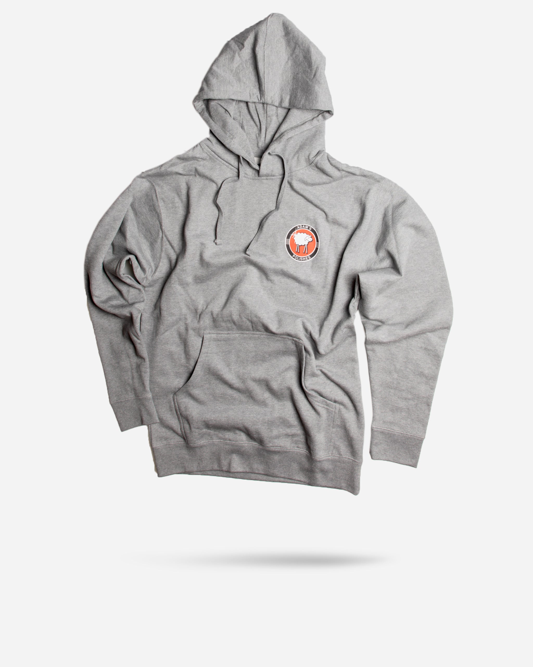 Sheepey Race X Adam's Polishes Grey Hoodie