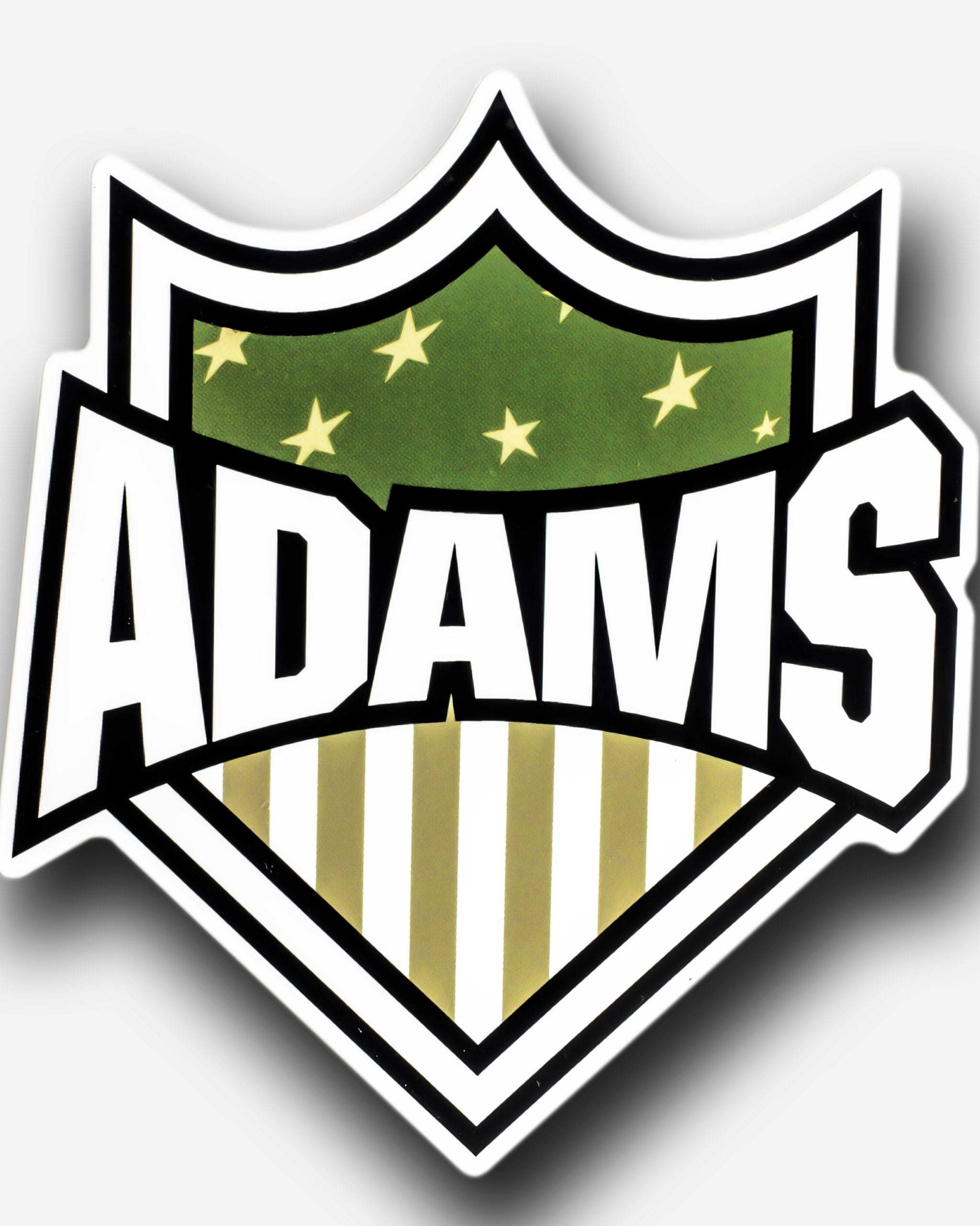 Adam's Green Badge Sticker