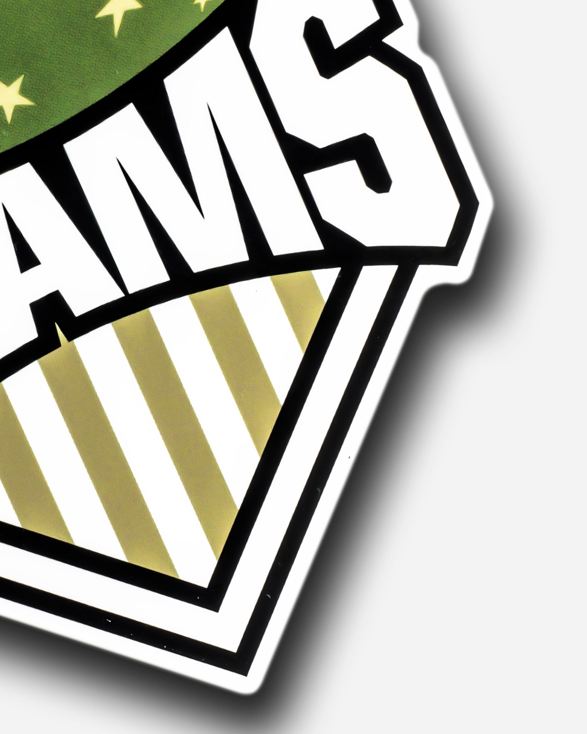 Adam's Green Badge Sticker
