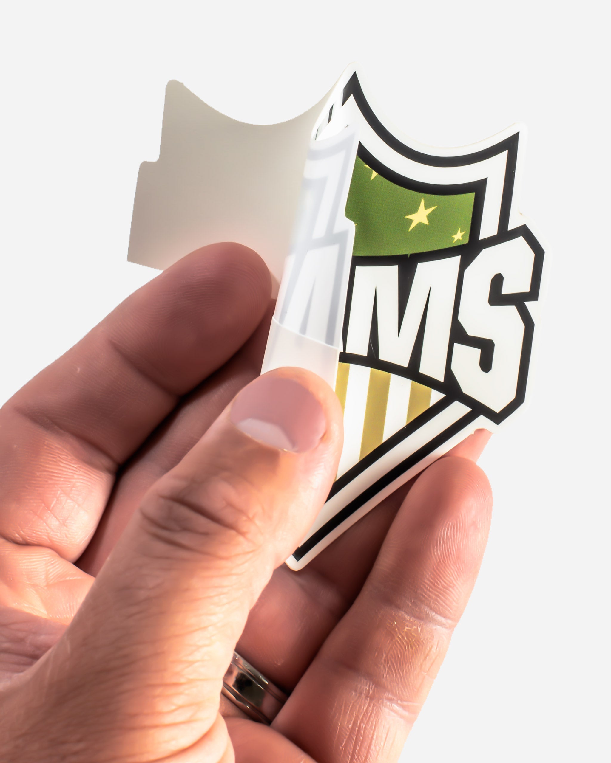 Adam's Green Badge Sticker