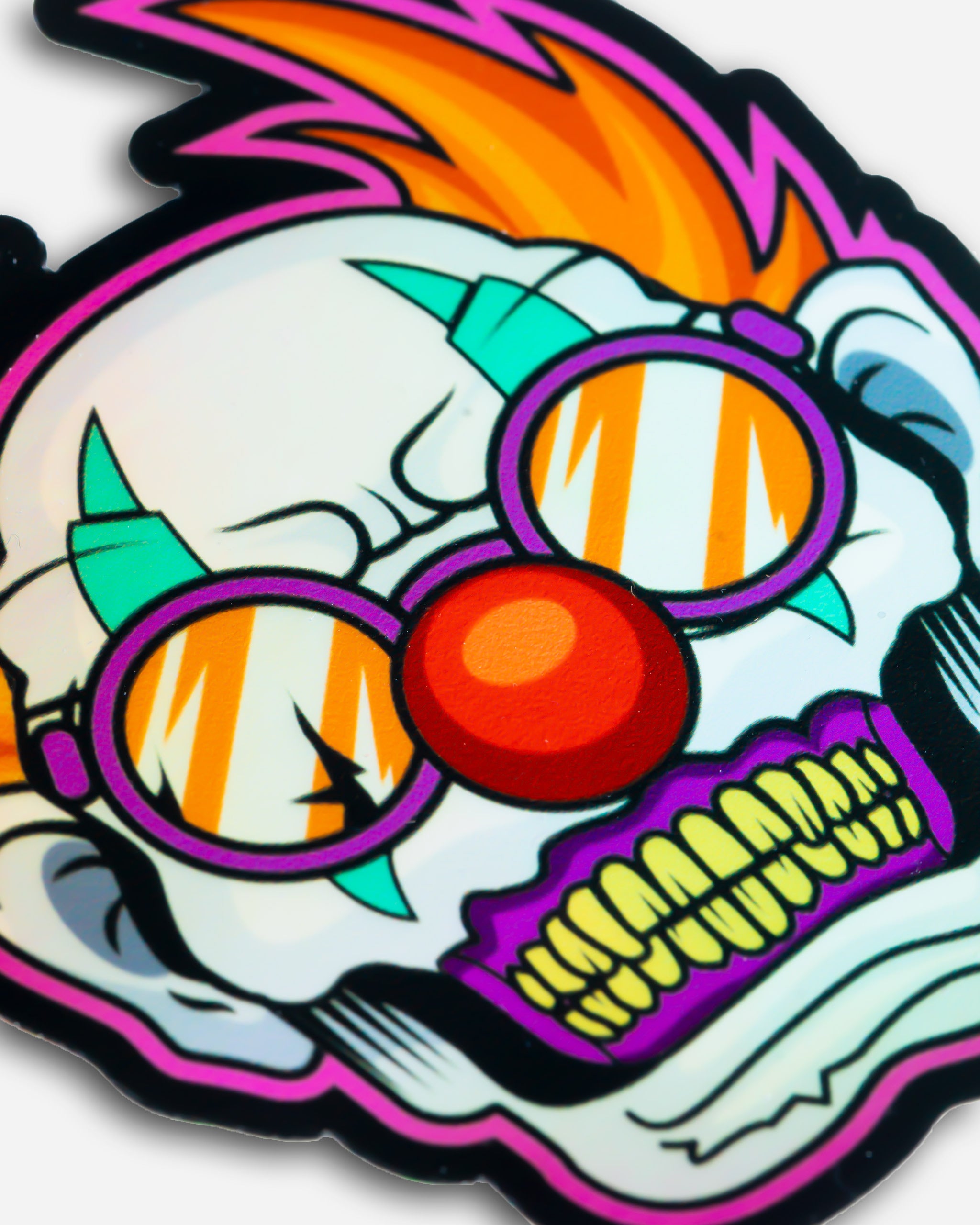 Adam's Clown Holographic Sticker