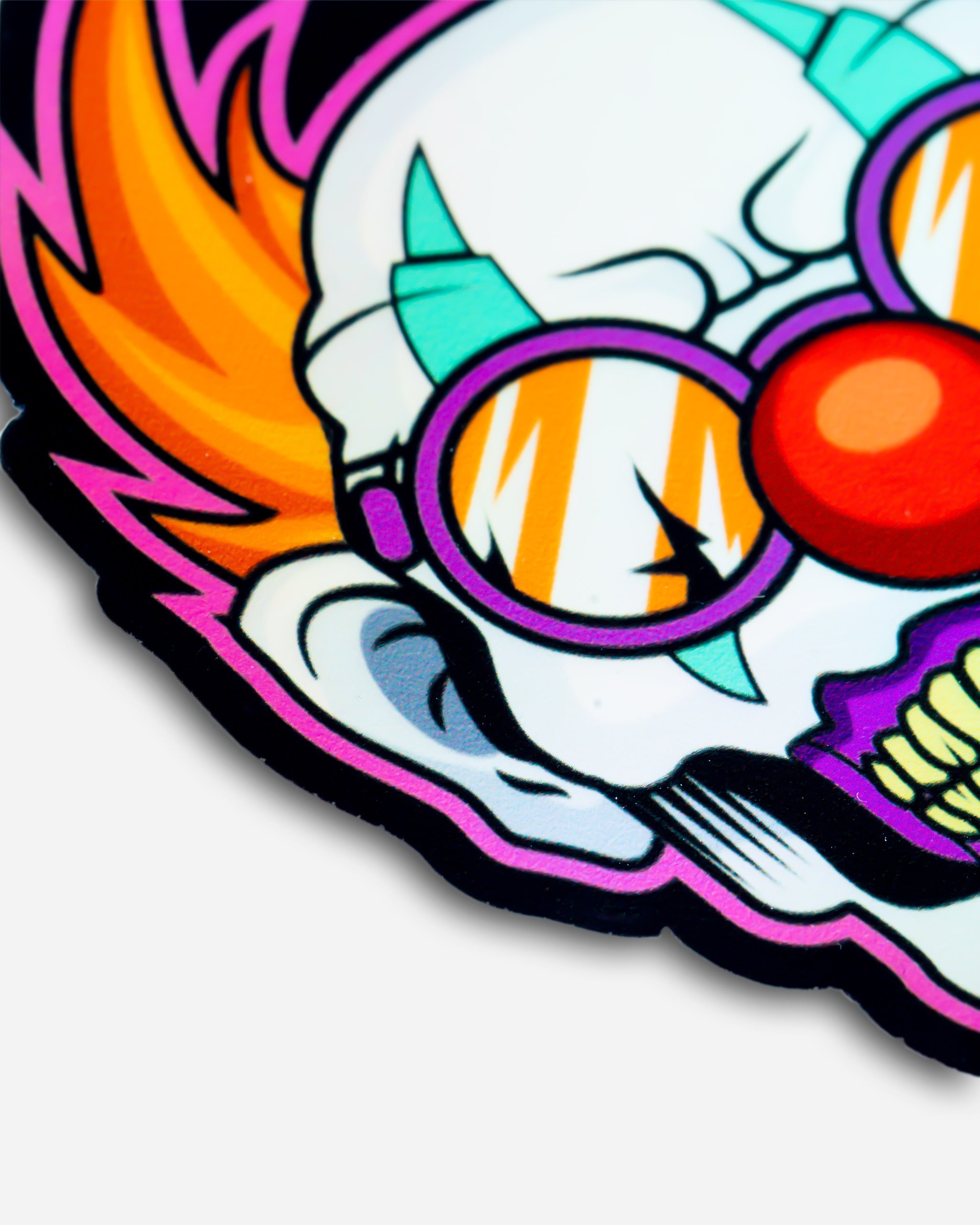 Adam's Clown Holographic Sticker